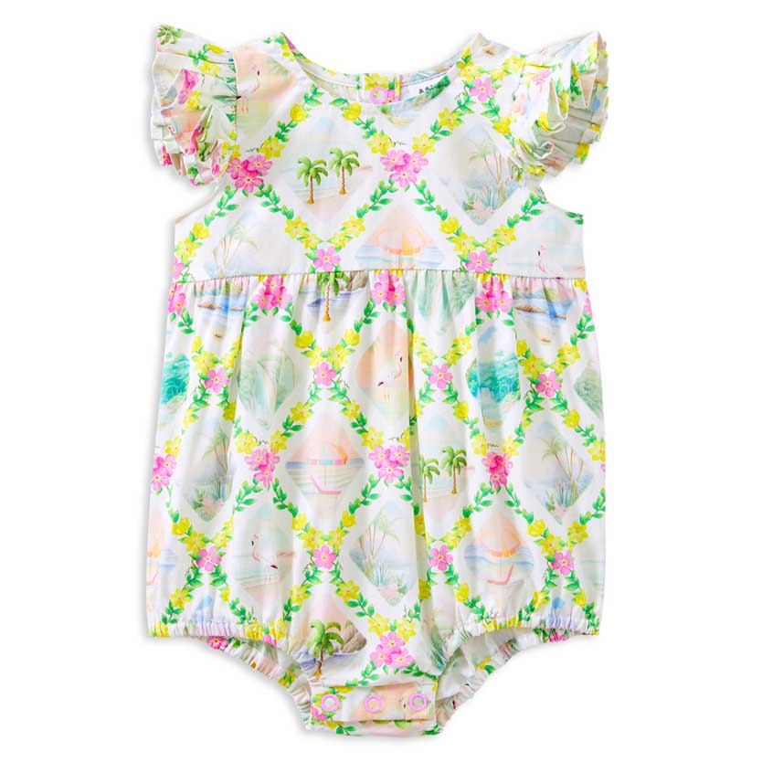 Milky Aloha Playsuit