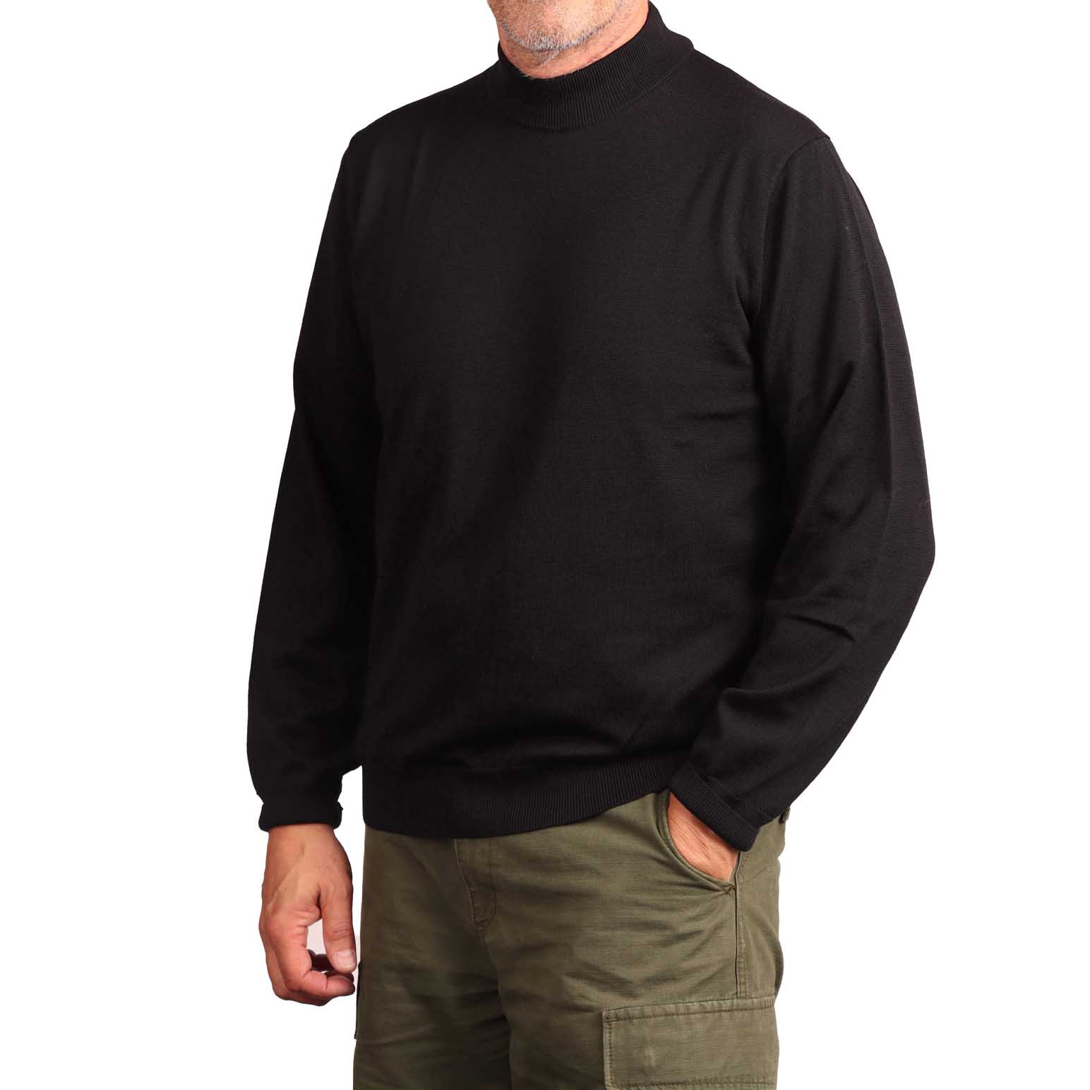 Silverdale Super 2/50s Fine Merino Turtleneck Pullover