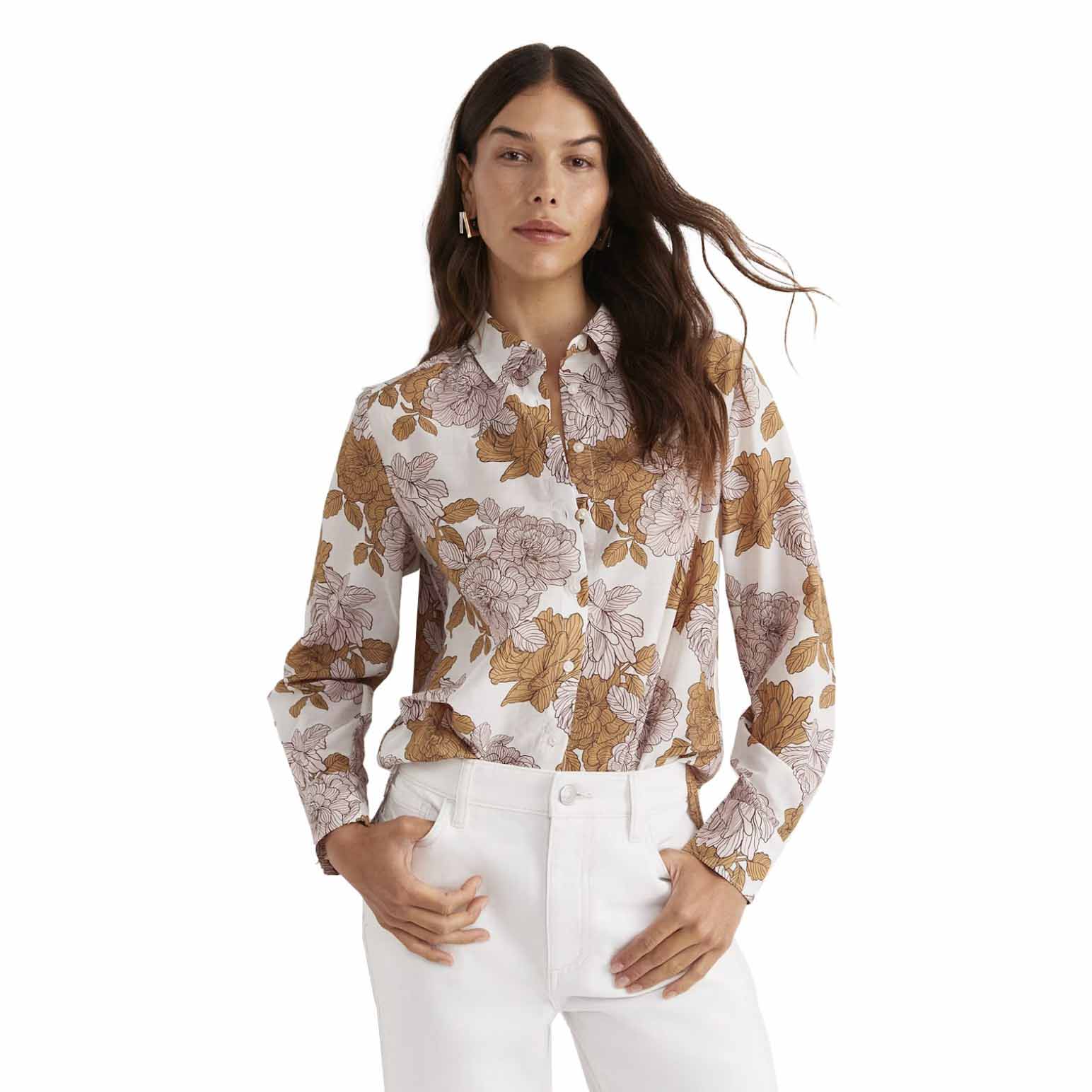 Sportscraft Miranda Cotton Silk Shirt