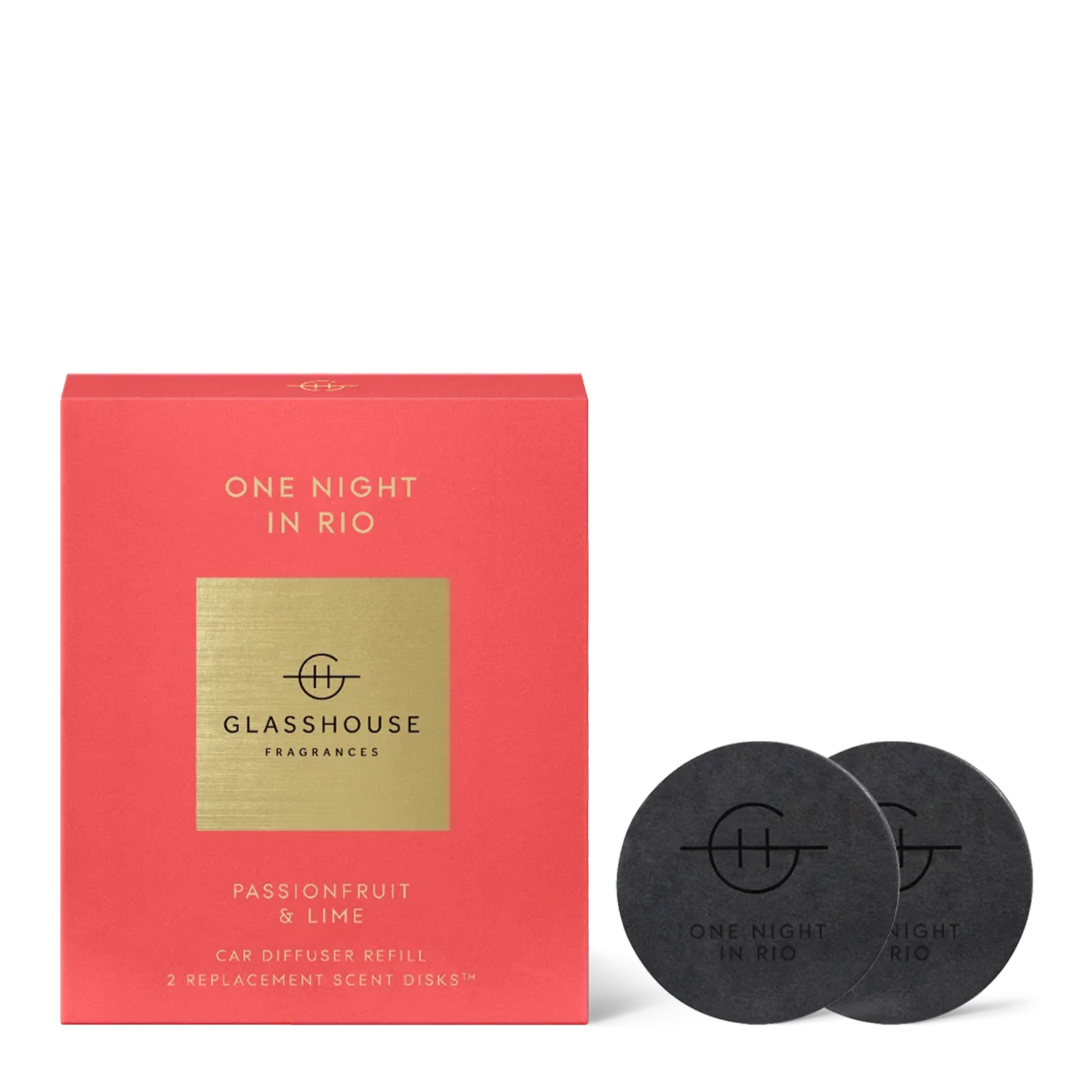 Glasshouse Fragrances Replacement Car Scent Disk&trade; One Night In Rio