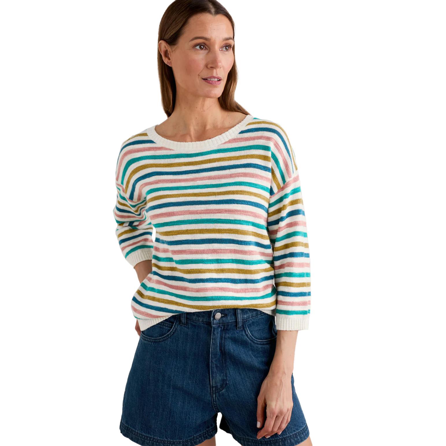 Seasalt Cornwall Knavock Jumper Mini Cornish Helford Multi