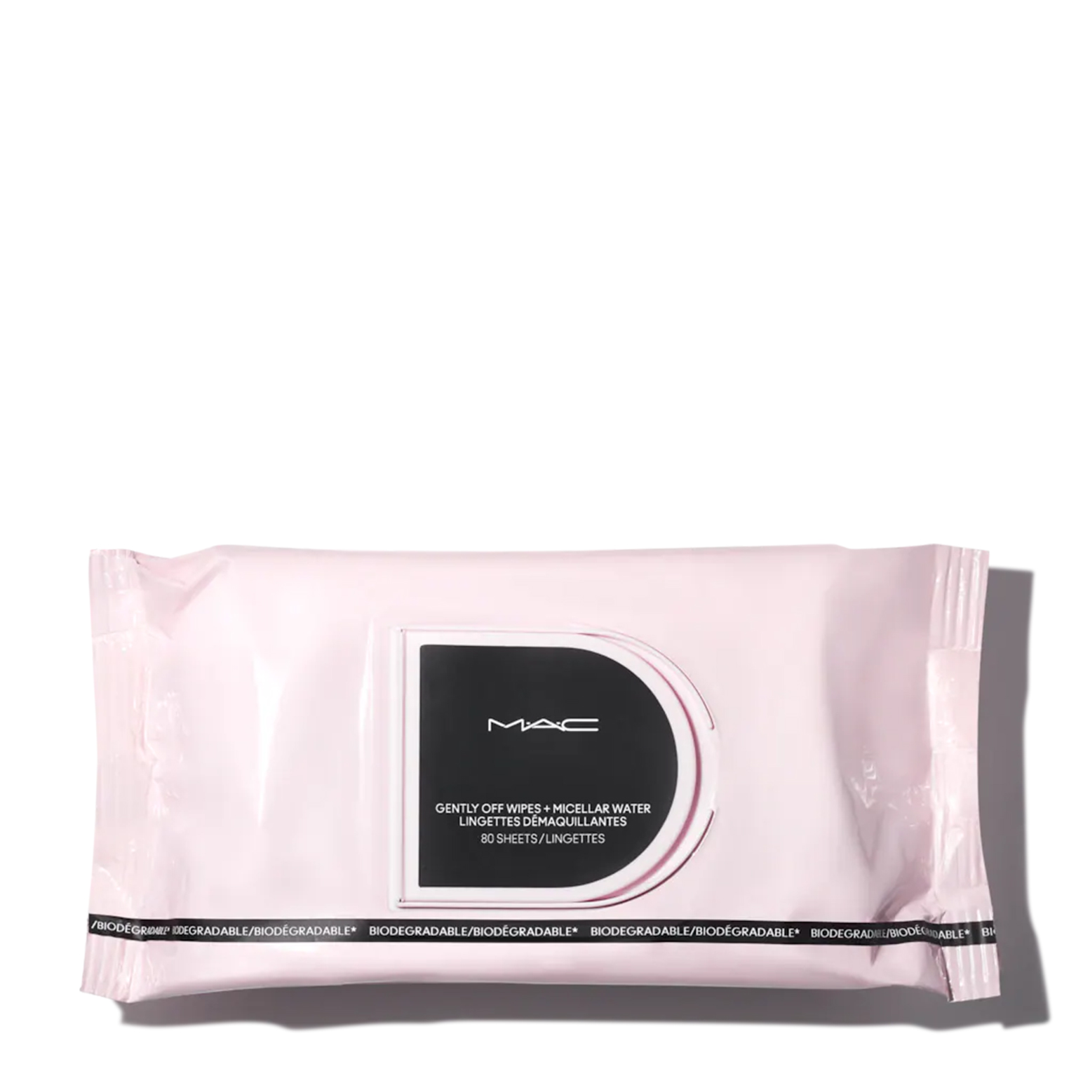 MAC Gently Off Wipes + Micellar Water Biodegradable 80-Count