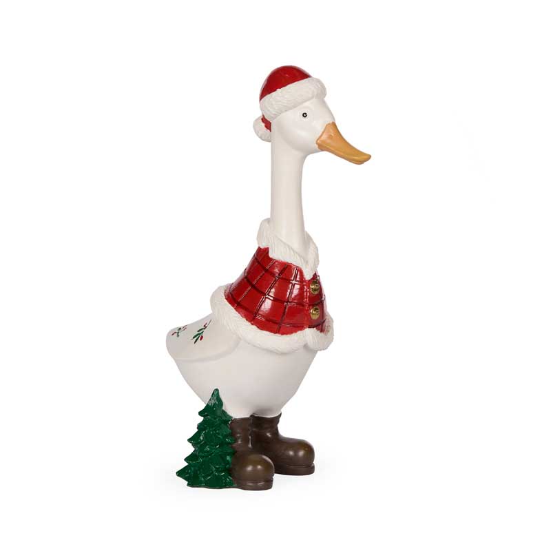 Holly & Ivy 23cm Jolly Duck With Tree