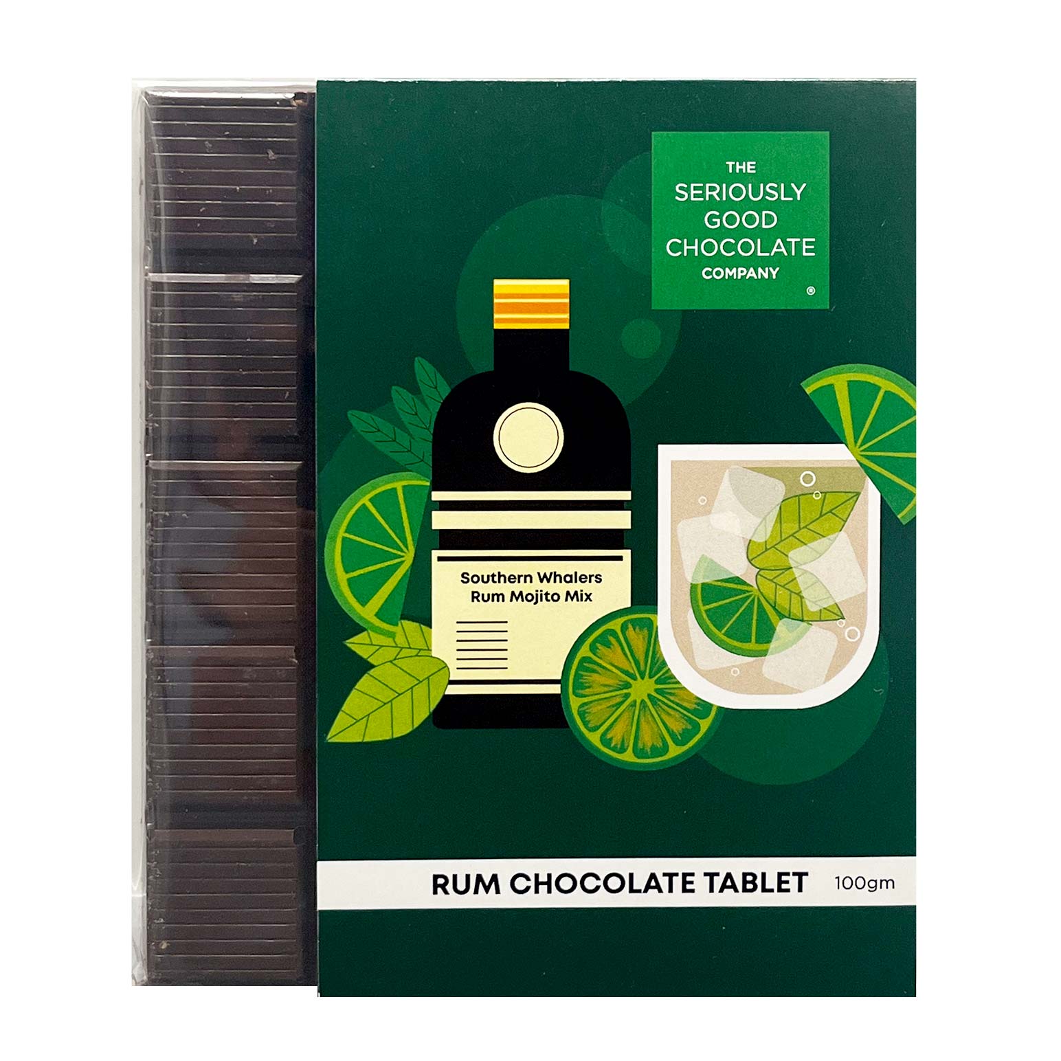 Seriously Good Chocolate Rum Infused Chocolate Tablet 100g