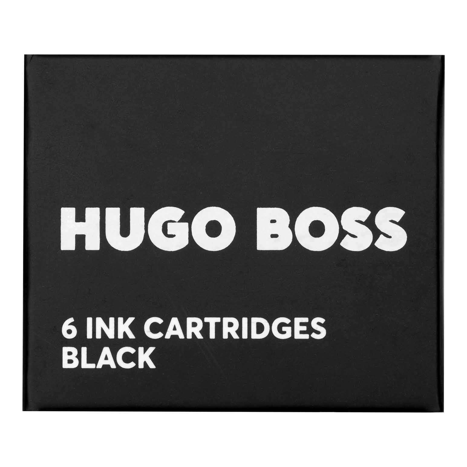 Hugo Boss Fountain Pen Black 6 Refills