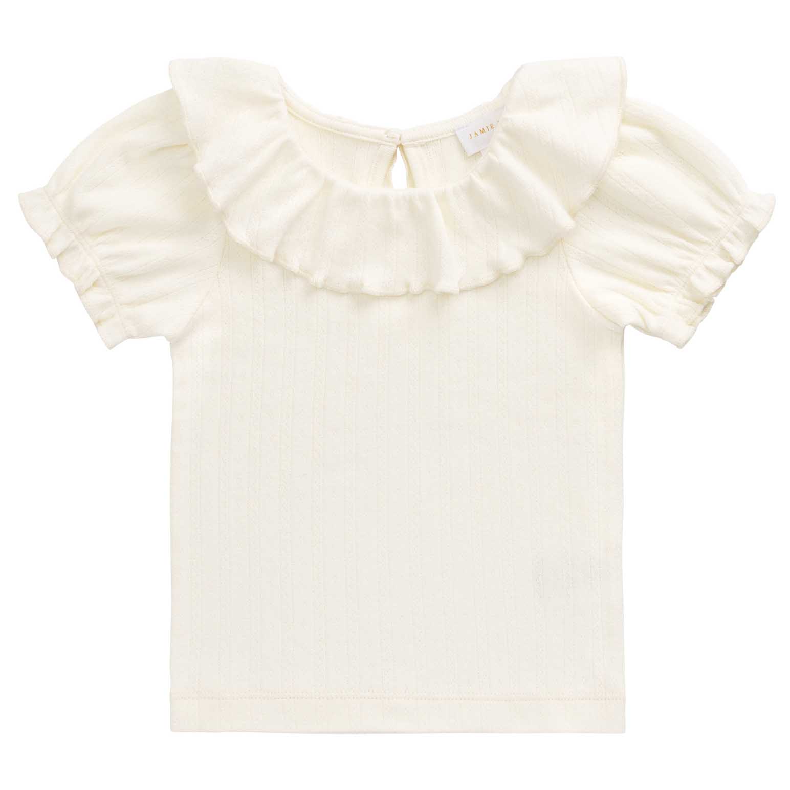 Jamie Kay Organic Cotton Pointelle Marlene Top 6M-2Y