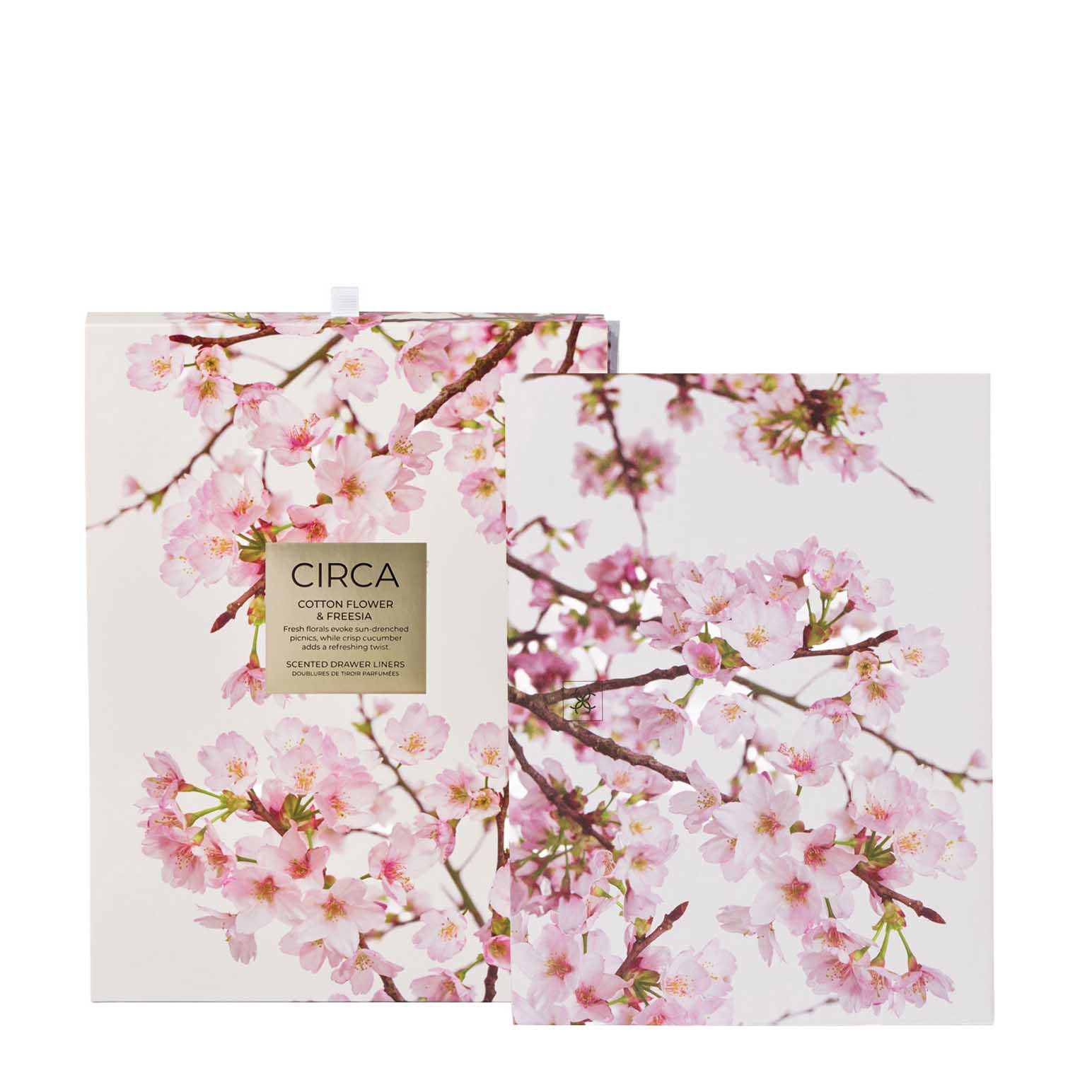 CIRCA Mother's Day Cotton Flower & Freesia Drawer Liners 6 Sheets