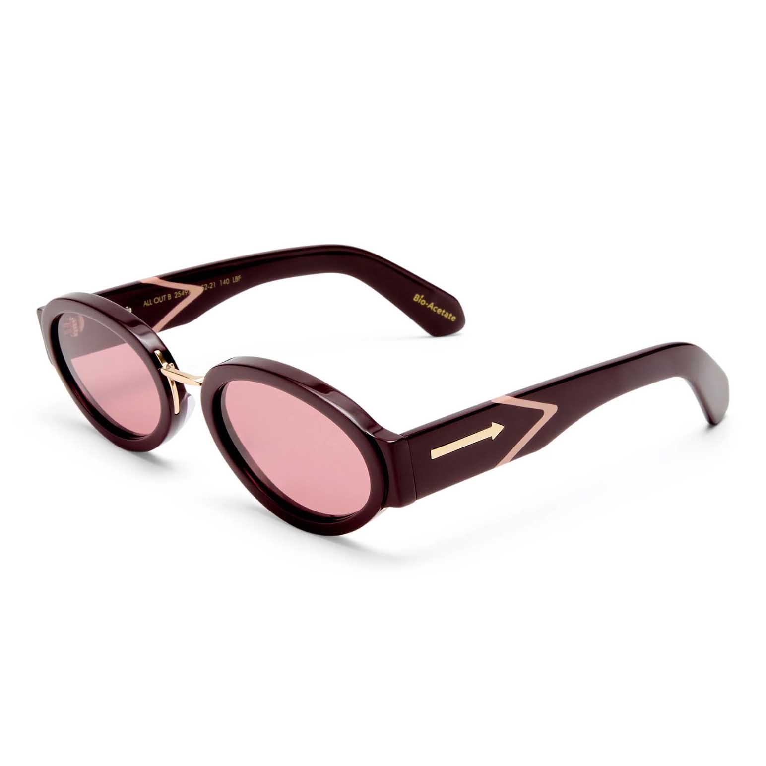 Karen Walker All Out OxbloodSunglasses