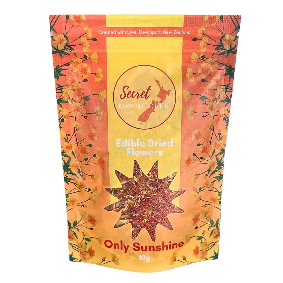 Secret Kiwi Kitchen Edible Flowers Only Sunshine 10g