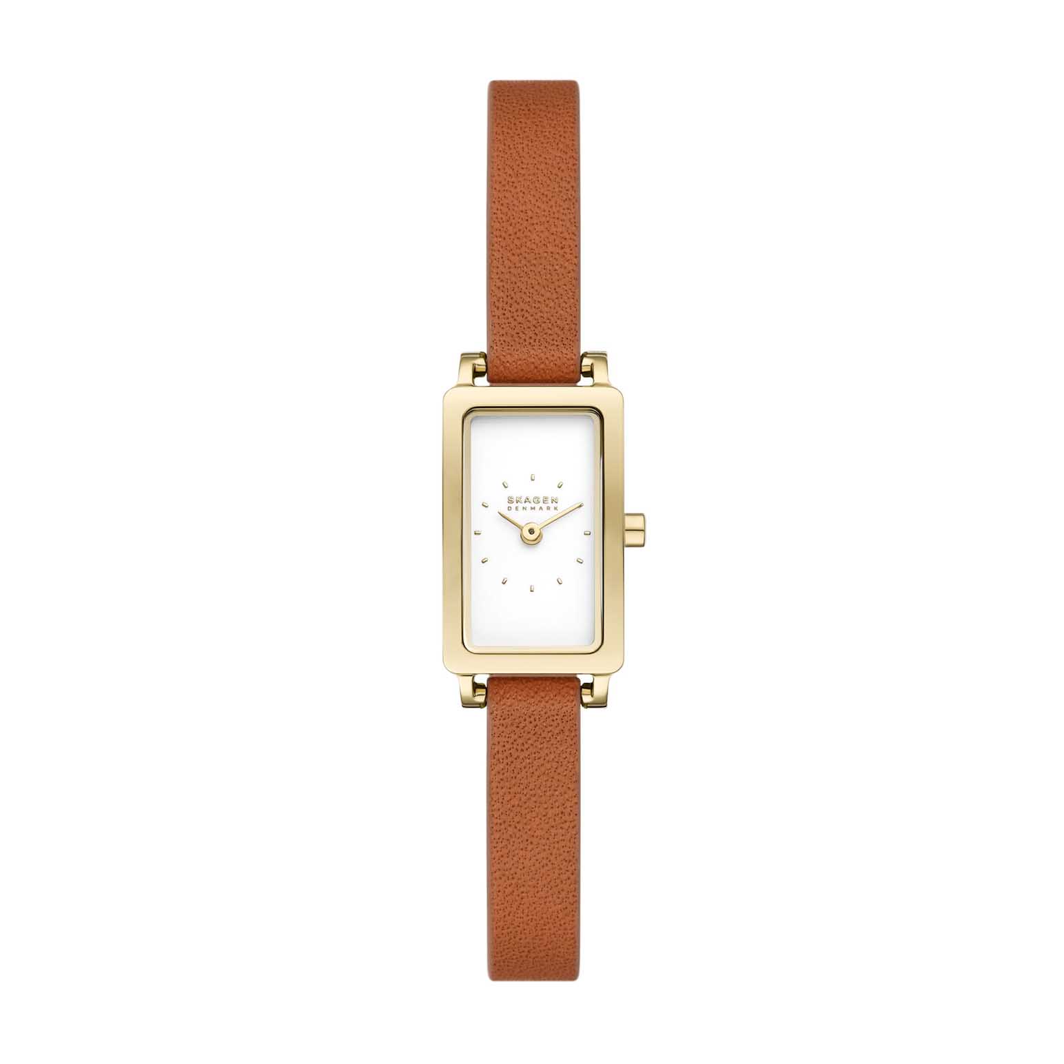 Skagen Hagen Micro Brown Leather Watch SKW3149