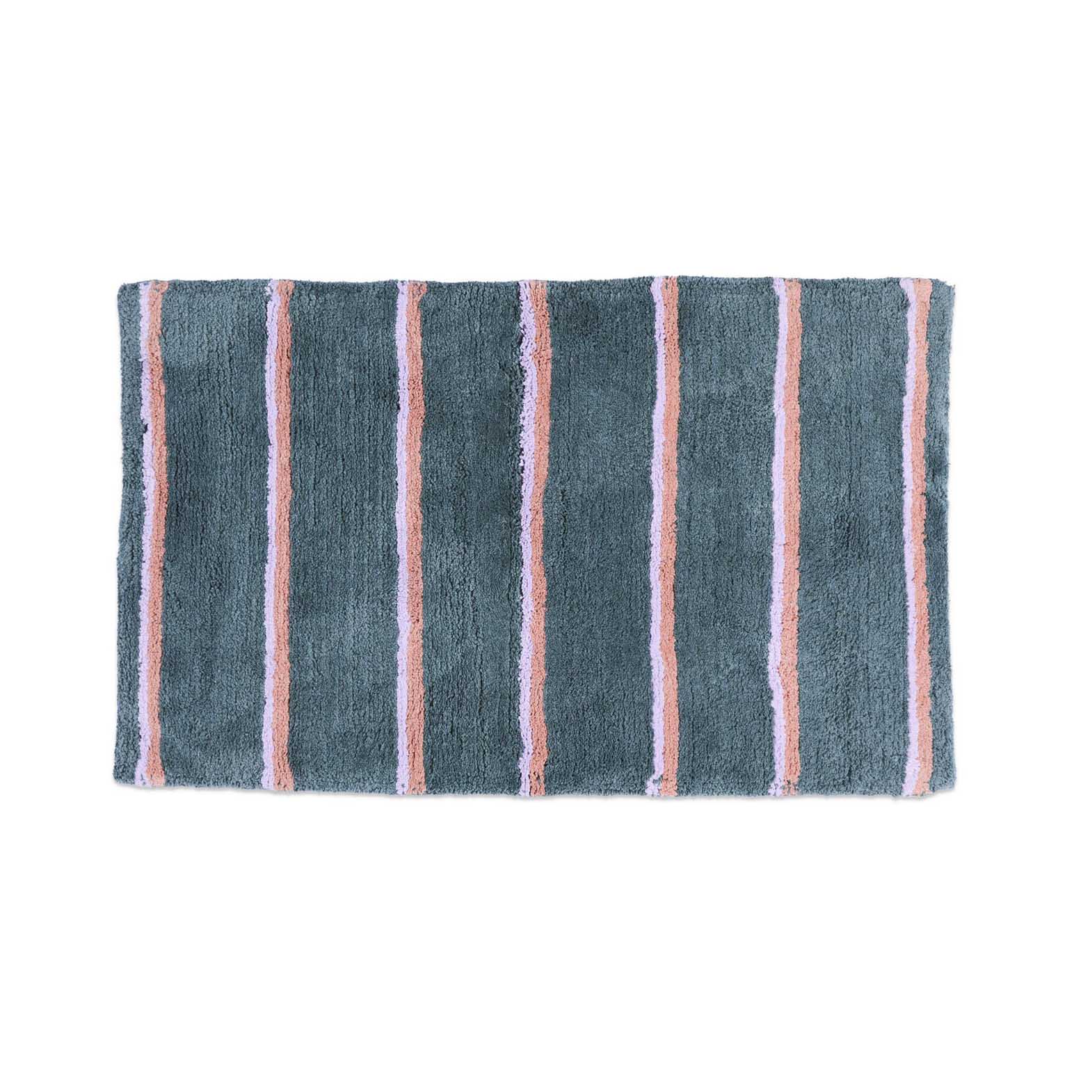 Kip&Co Wakame Crush Stripe Bamboo Bath Mat