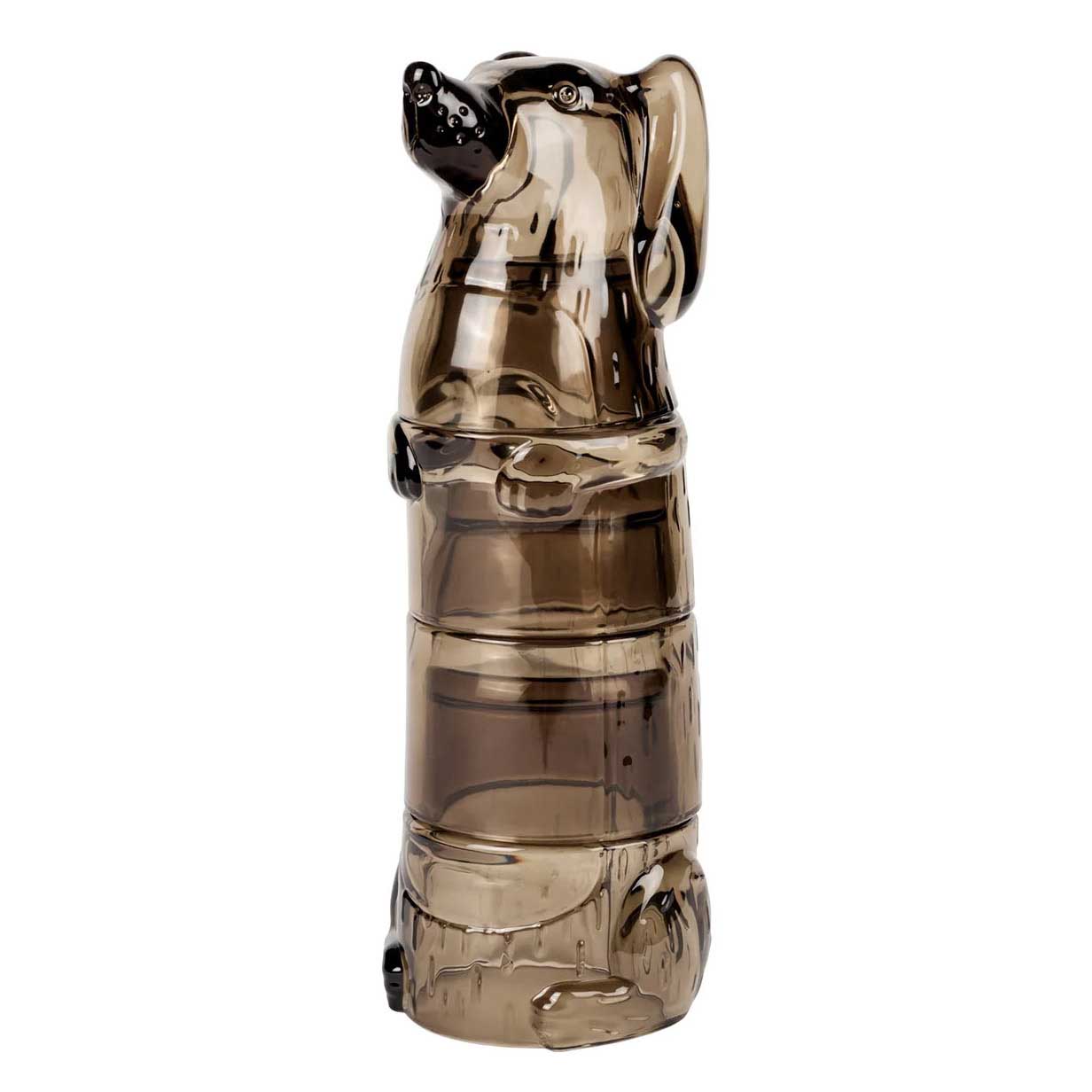 DOIY Stacking Glasses Puppy Brown