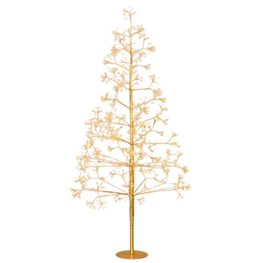 Stellar Haus Champagne 150cm Ww Frankfurt Starburst LED Tree