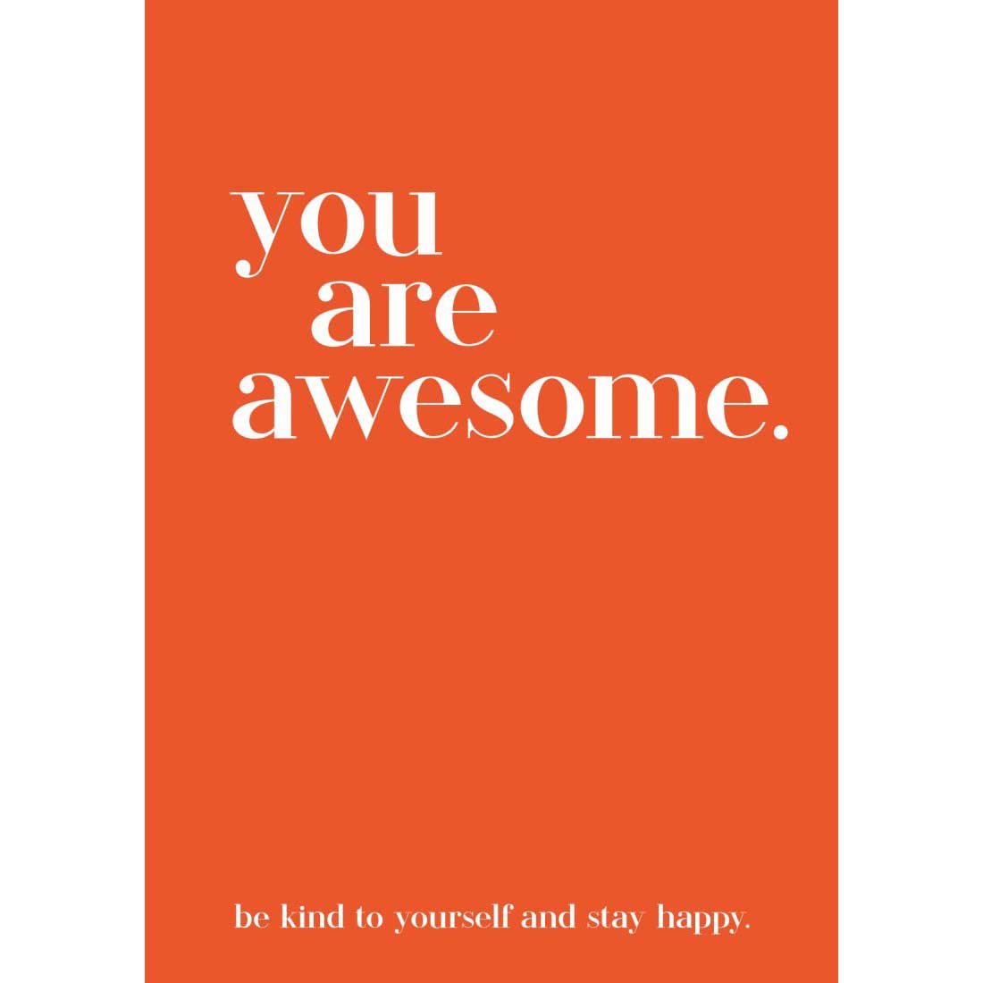 Modern Quotable: You Are Awesome Giftboook