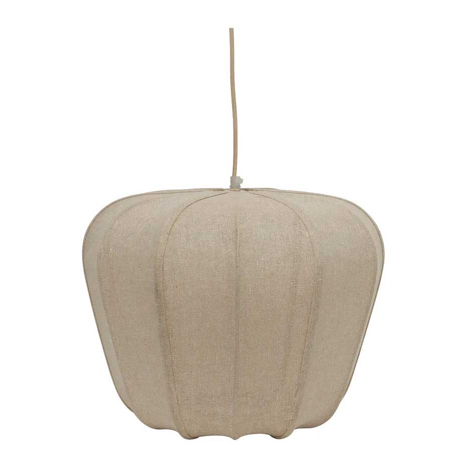 French Country Thea Bell Chandelier Natural Small