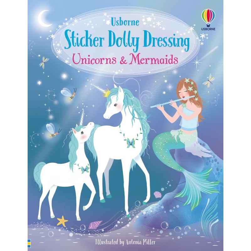 Sticker Dolly Dressing Unicorns And Mermaids Book