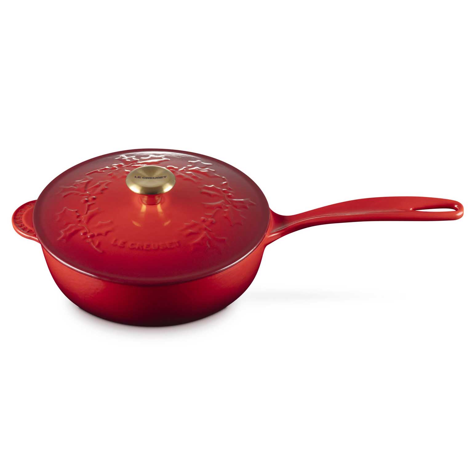 Le Creuset Saucier Pan 21cm Holly - Cerise