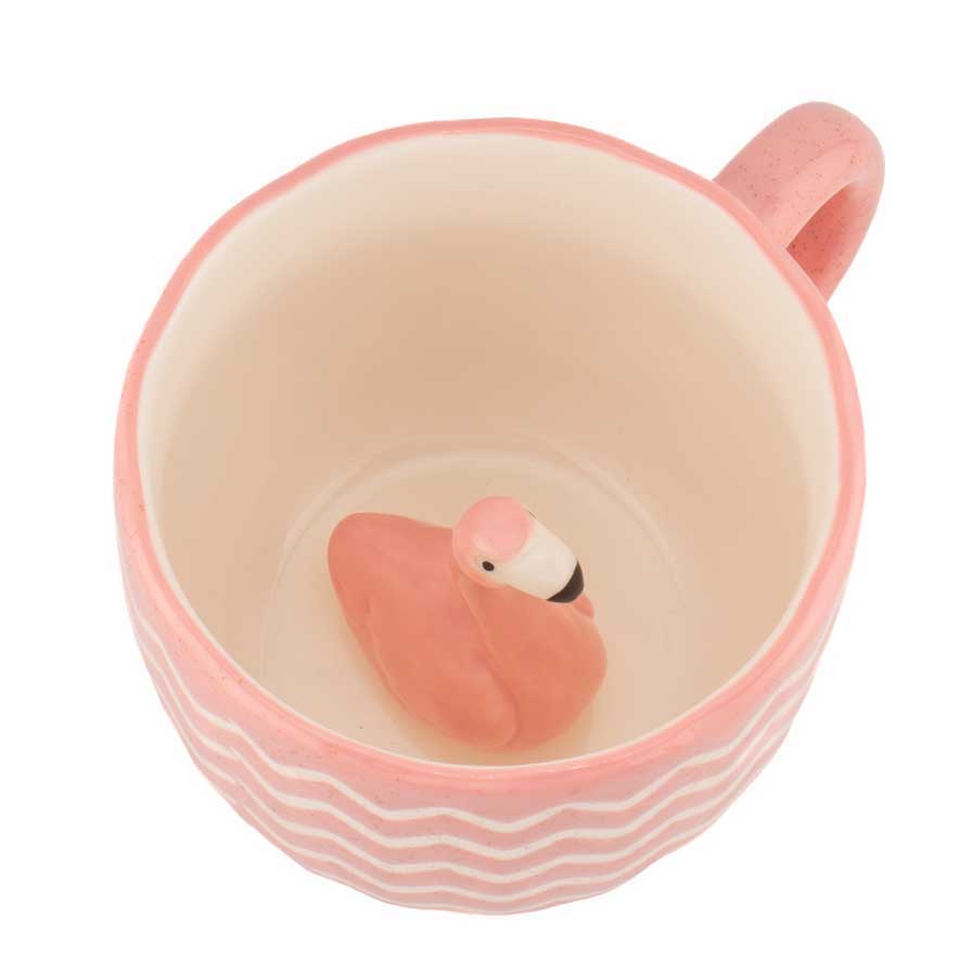 Sass & Belle Surprise Flamingo Mug