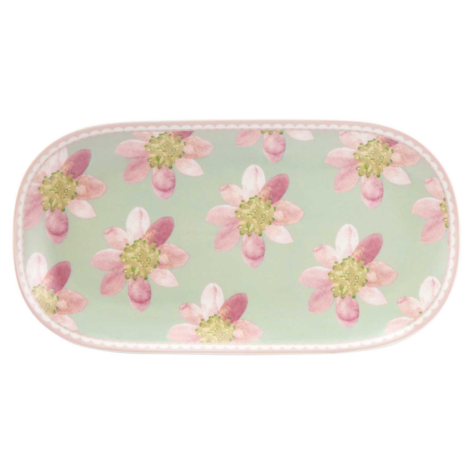 Maxwell & Williams Primula Oval Platter 33X17.5cm Gift Boxed