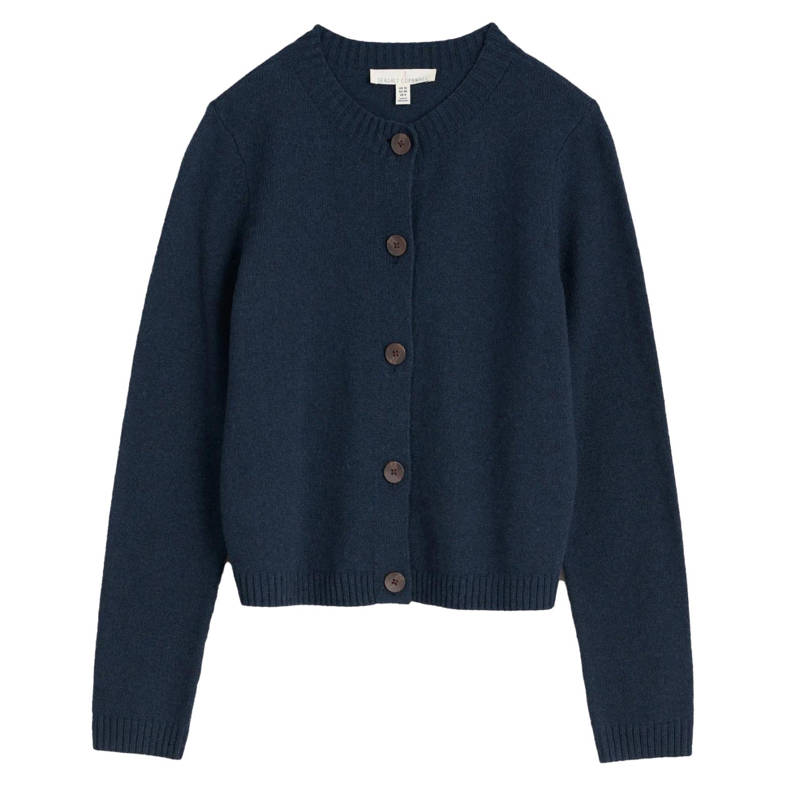 Seasalt Cornwall Tern Tide Cardigan Maritime