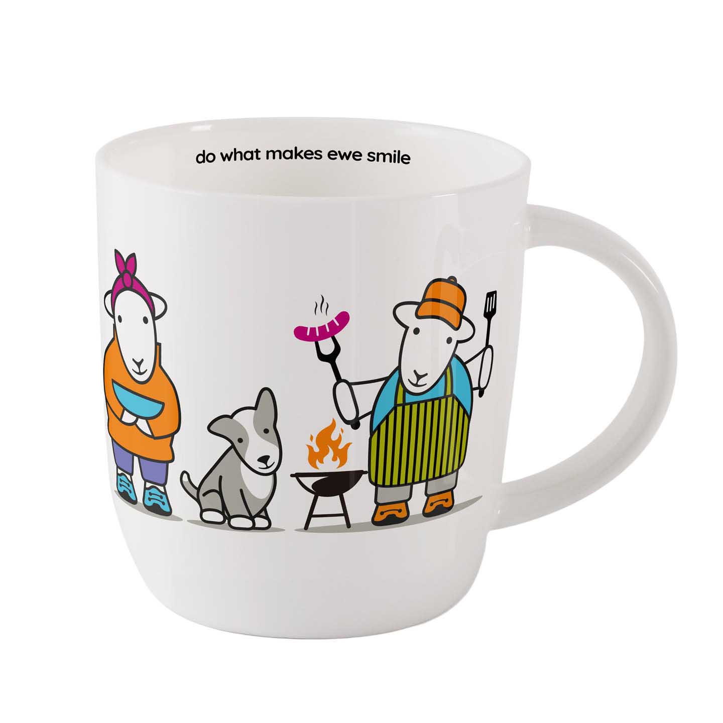Herdy Baa-B-Q-Ewe Mug (Camping)