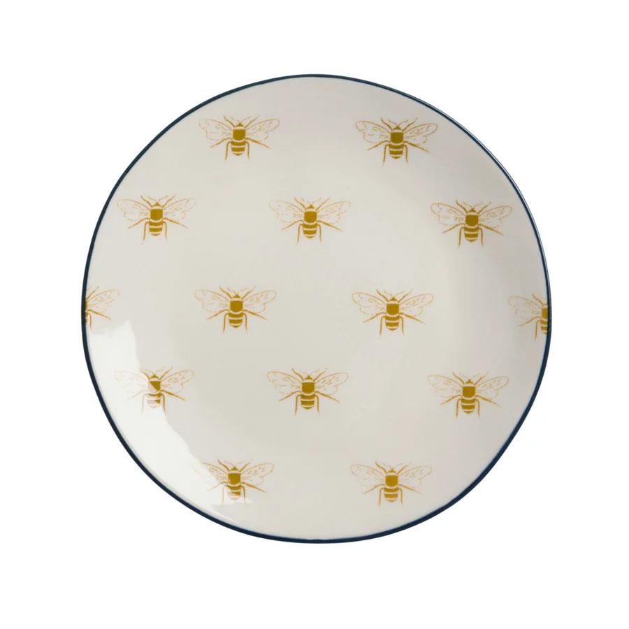 Sophie Allport Side Plate Stoneware - Small - Bees