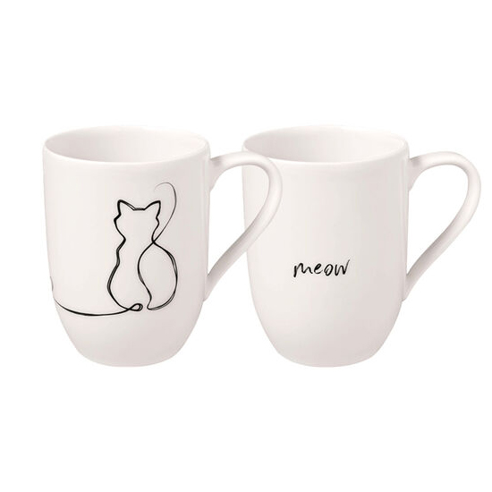 Villeroy & Boch Statement Cat Set Of 2 Pieces