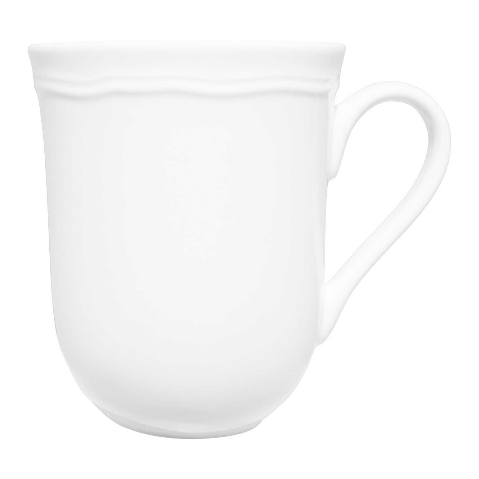 Casa Domani Florence Embossed Mug 390ml White
