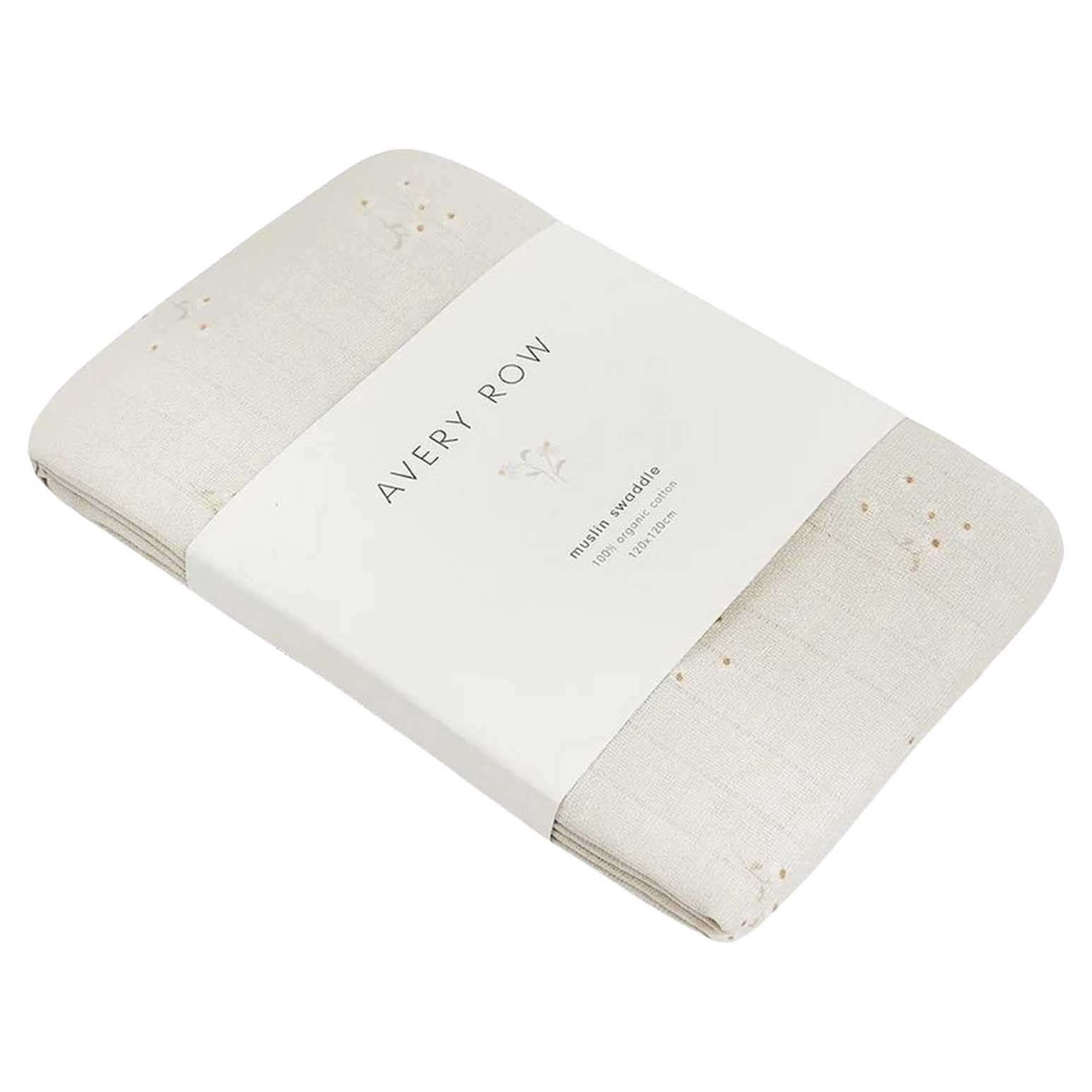 Avery Row Muslin Swaddle - Wild Chamomile