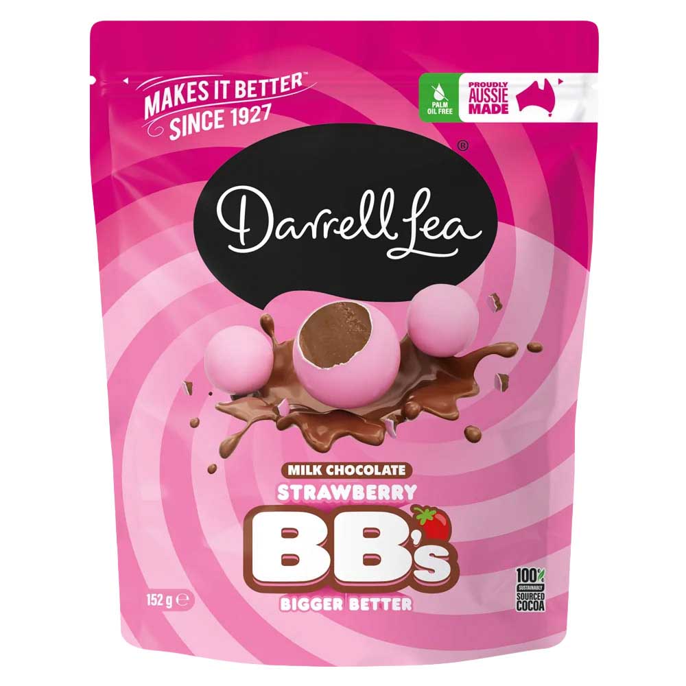 Darrell Lea Strawberry BB&rsquo;s 152g