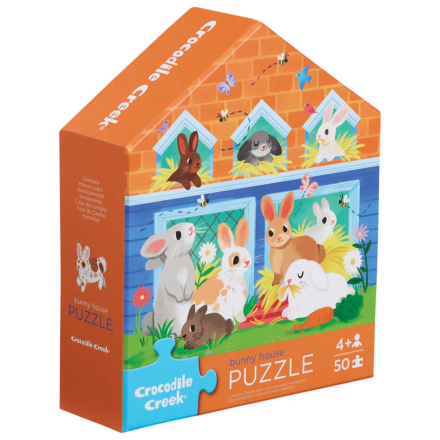 Crocodile Creek 50Pc House Puzzle Bunny House