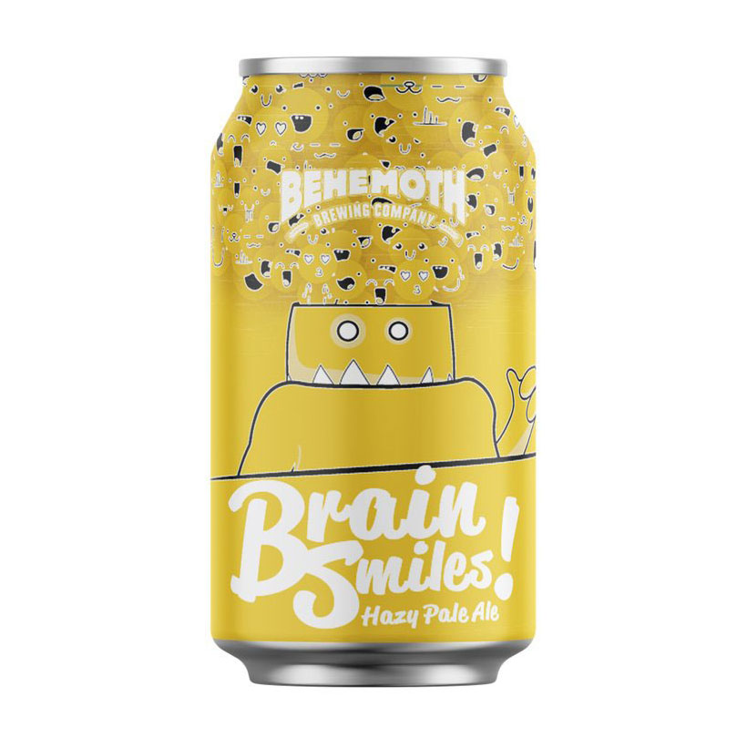 Behemoth Brain Smiles Hazy Pale Ale 5.4% 330ml