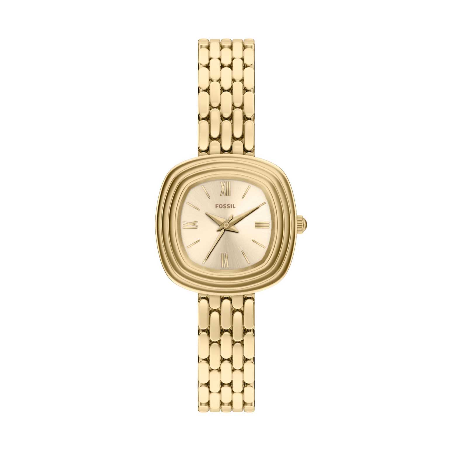 Fossil Emerson 30mm Three-Hand Gold-Tone Stainless Steel Watch