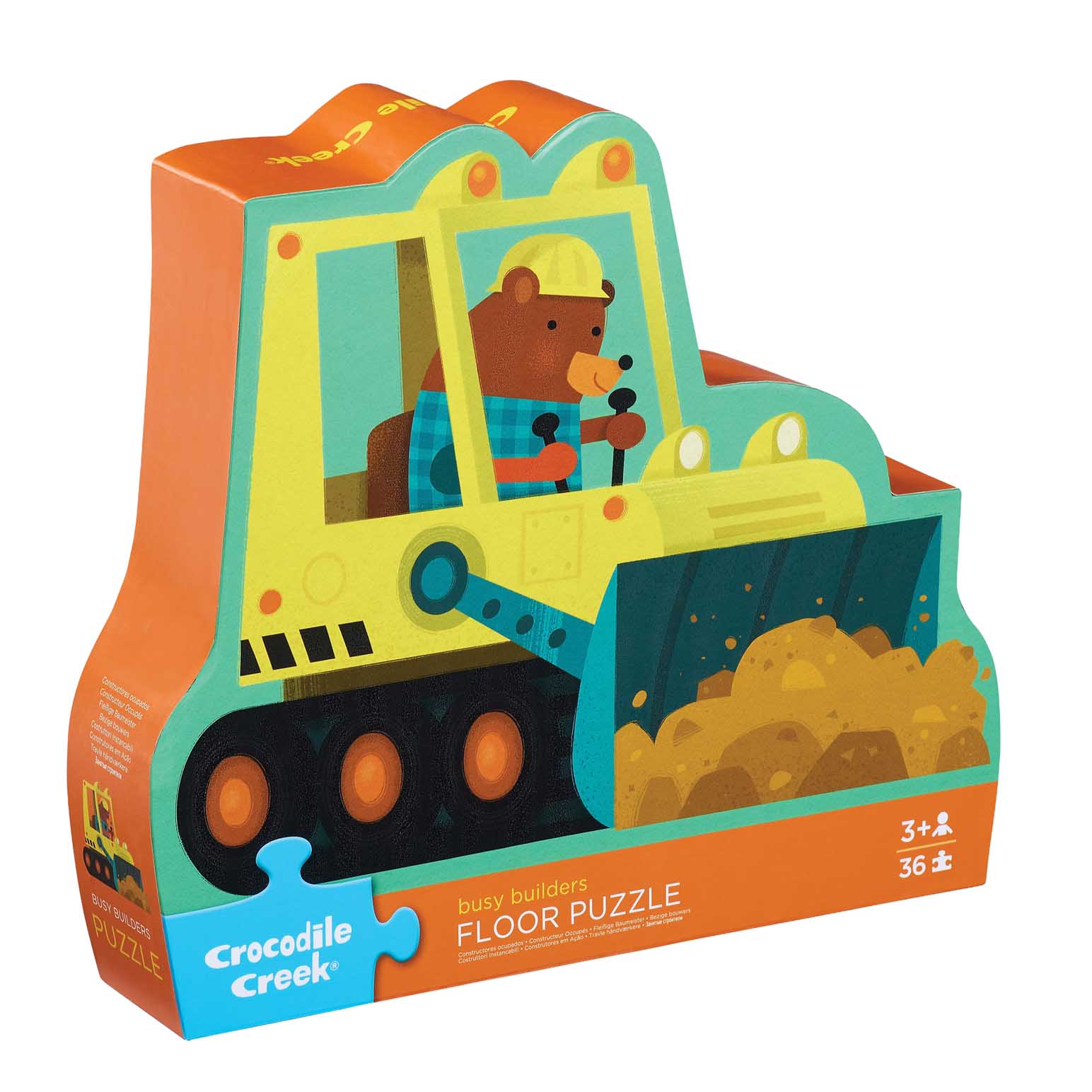 Crocodile Creek 36Pc Floor Puzzle - Busy Builders