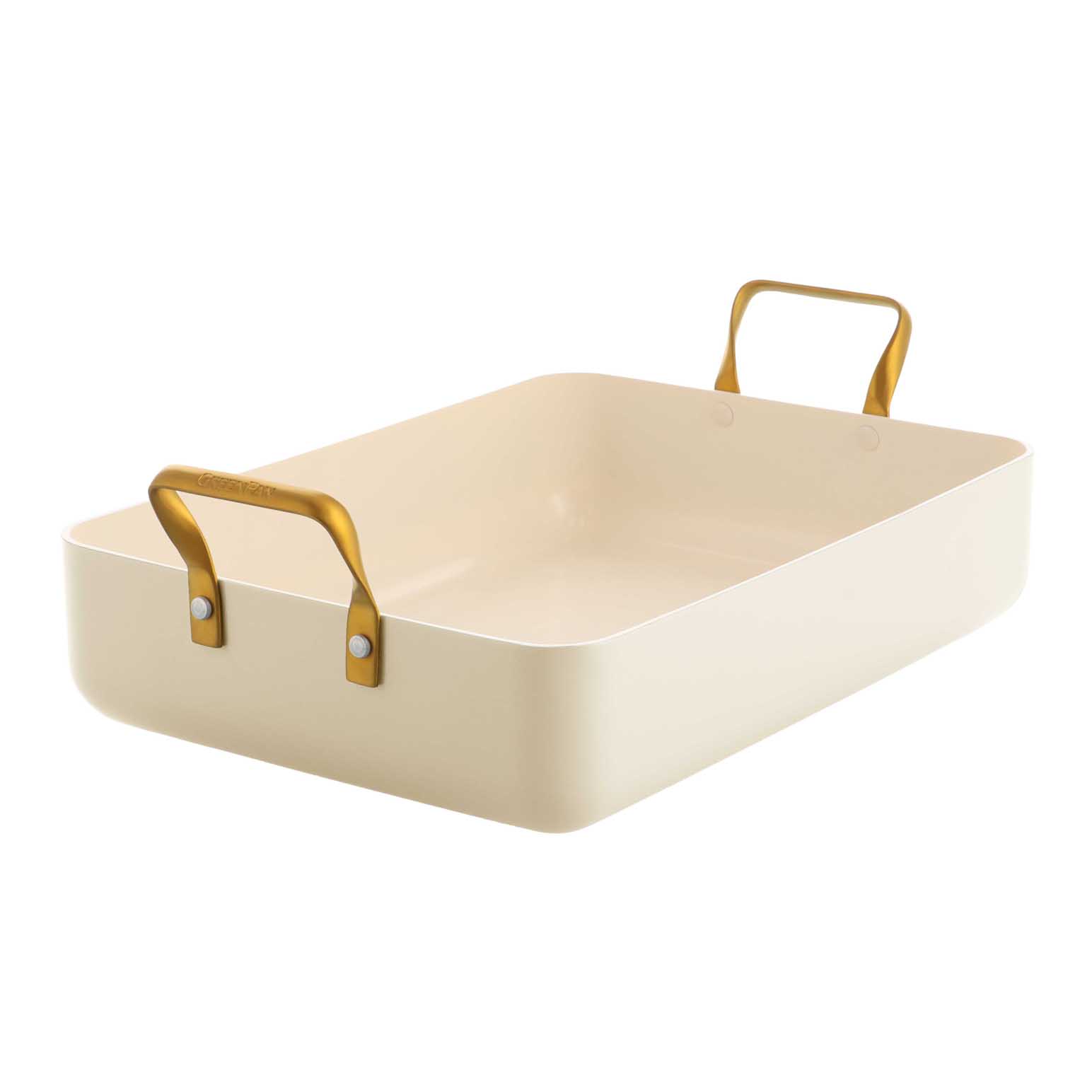 Greenpan Padova Cream PFAS Free Roasting Pan