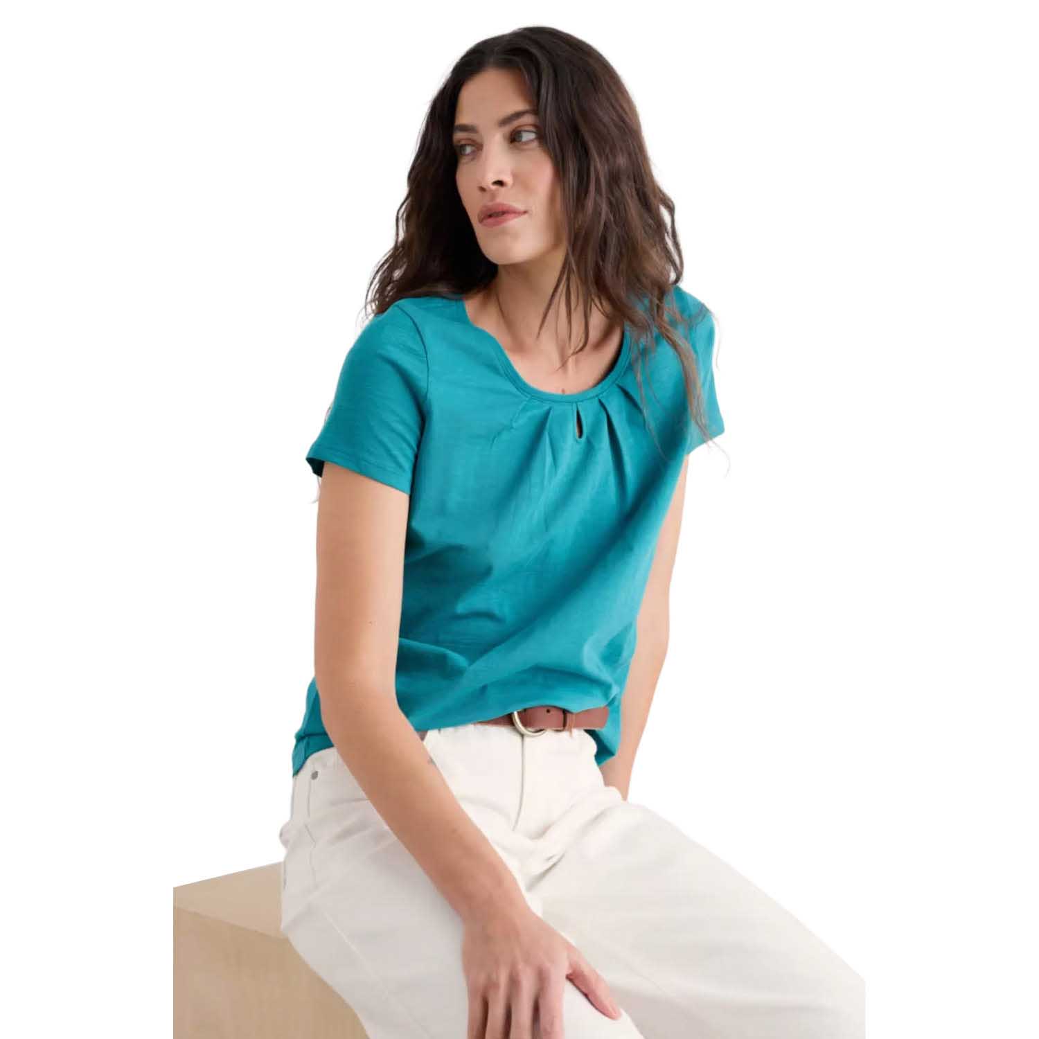 Seasalt Cornwall Appletree T-Shirt Azurite