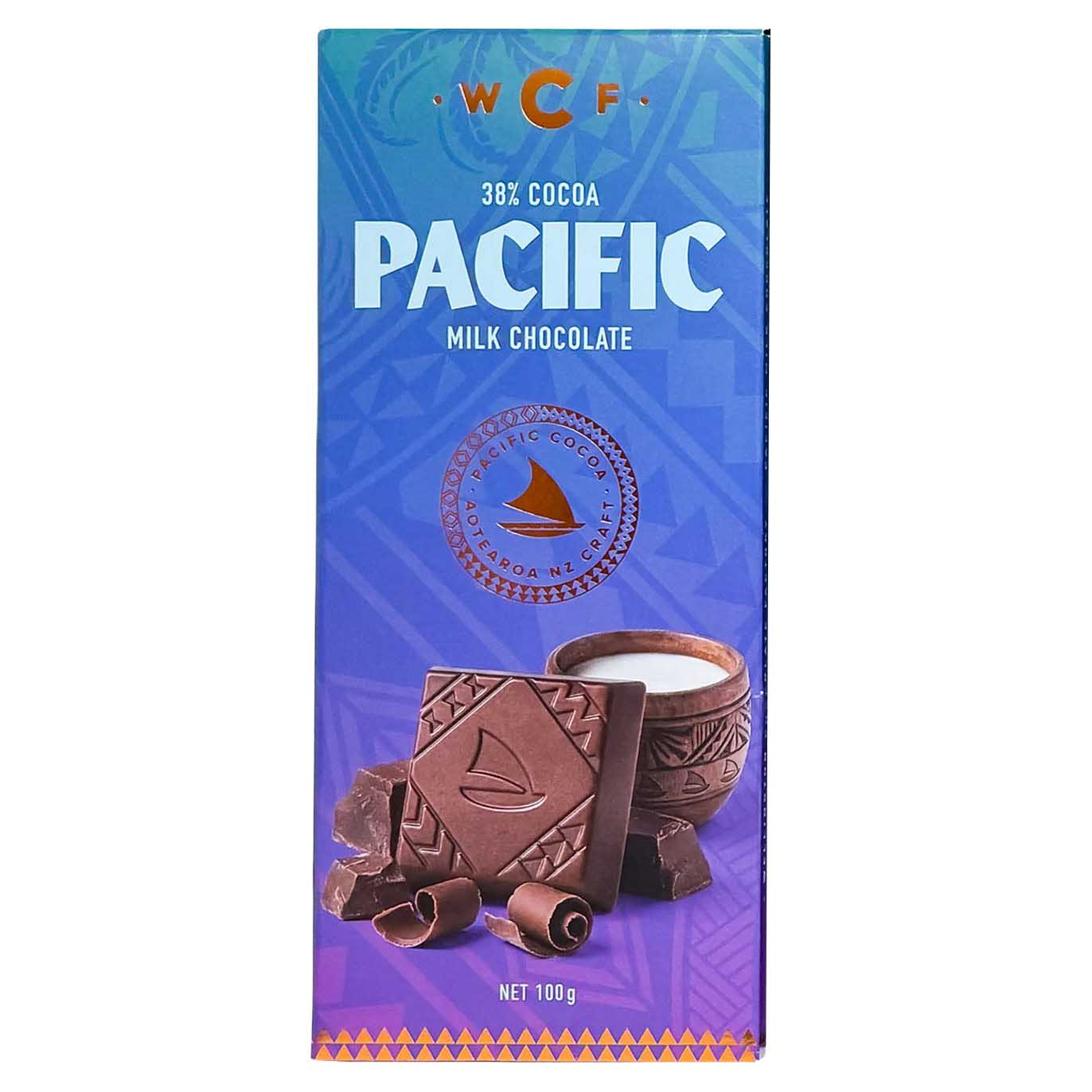 Wellington Chocolate Factory Pacific Milk Chocolate 100g