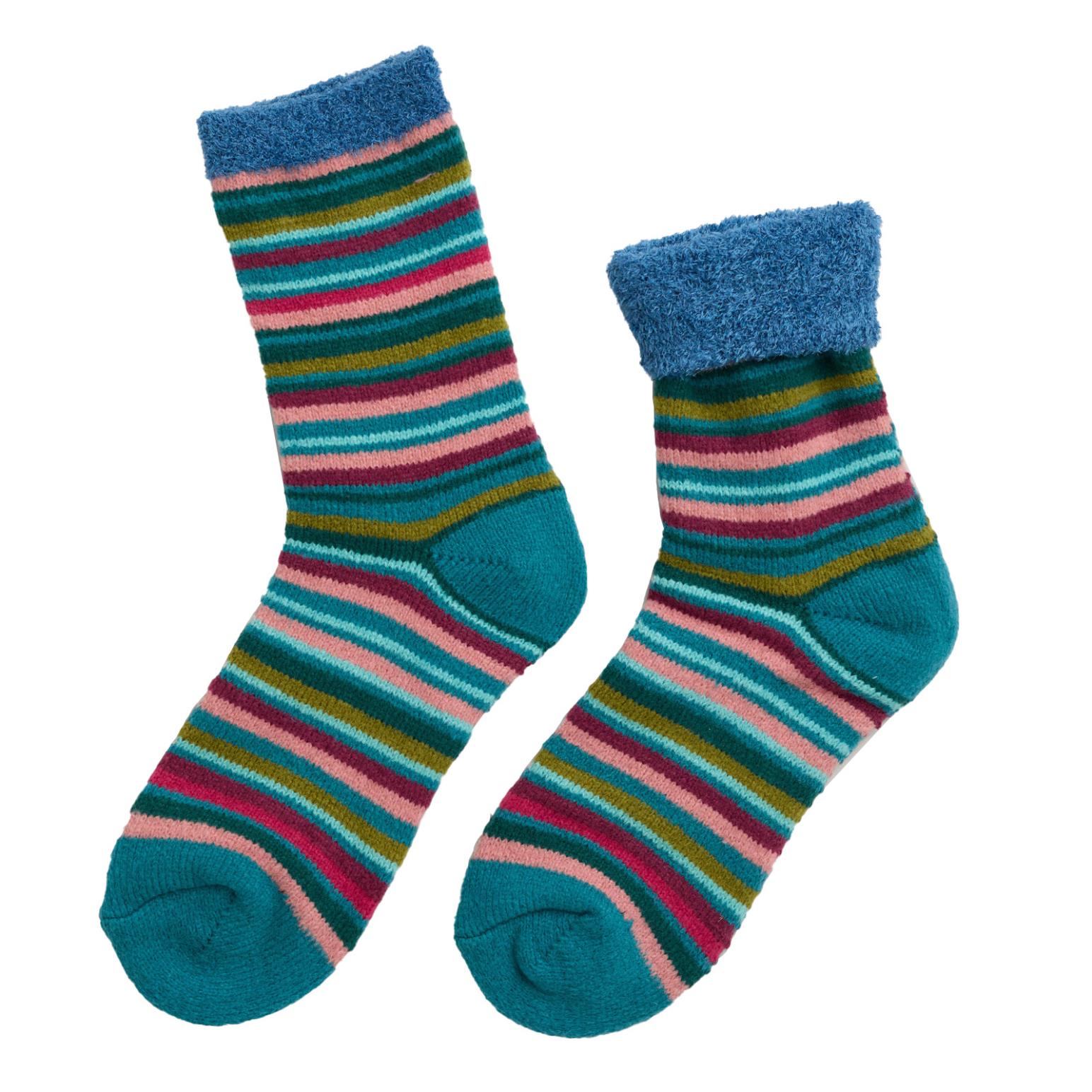 Seasalt Cornwall Cabin Socks Interplay Dulse Multi