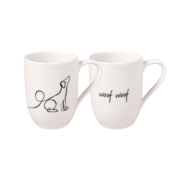 Villeroy & Boch Statement Dog Set Of 2 Pieces