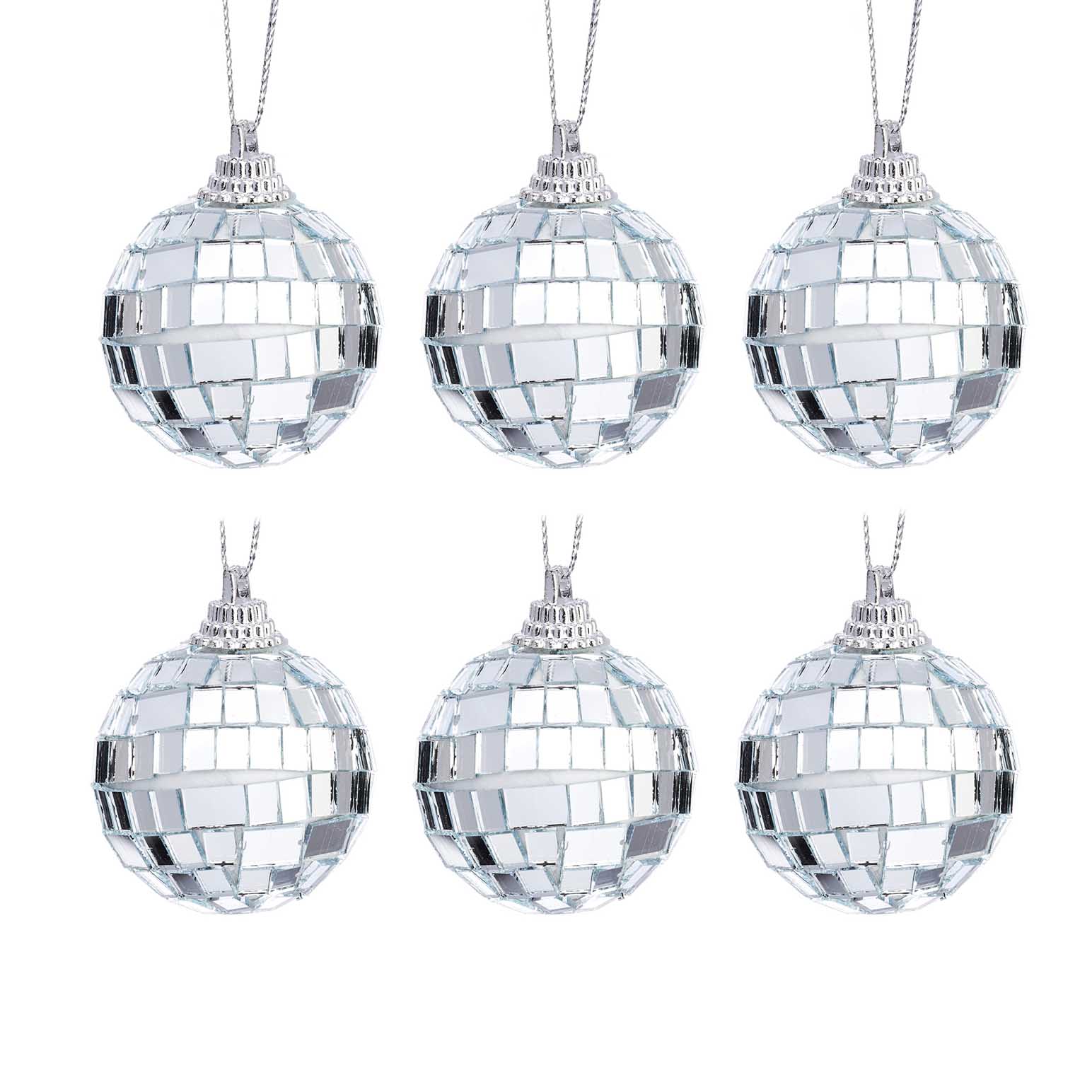 Sass & Belle Mini Mirror Ball Shaped Set Of 6