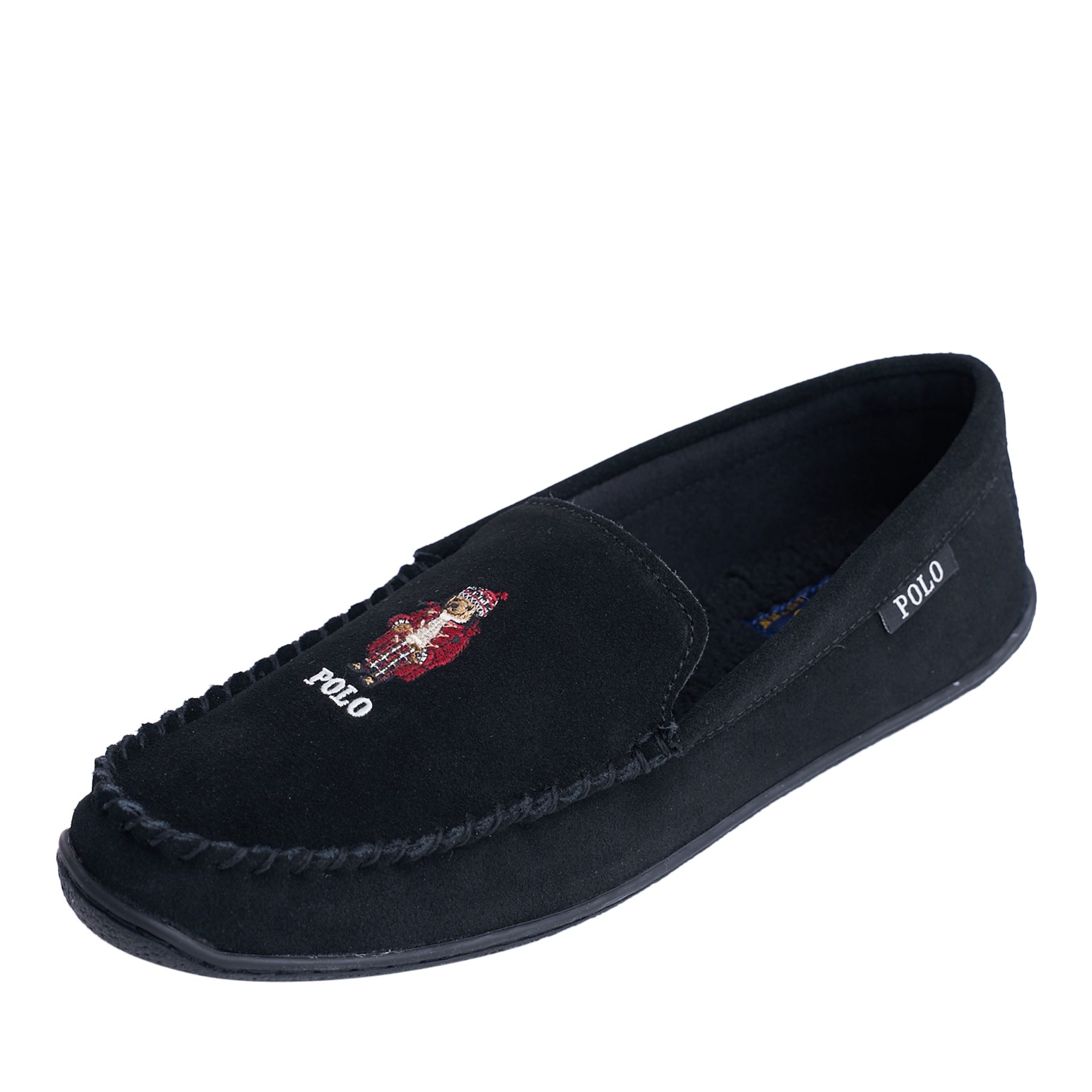 Polo Ralph Lauren Dezi Black Slippers Pantuflas POLO Para Hombre