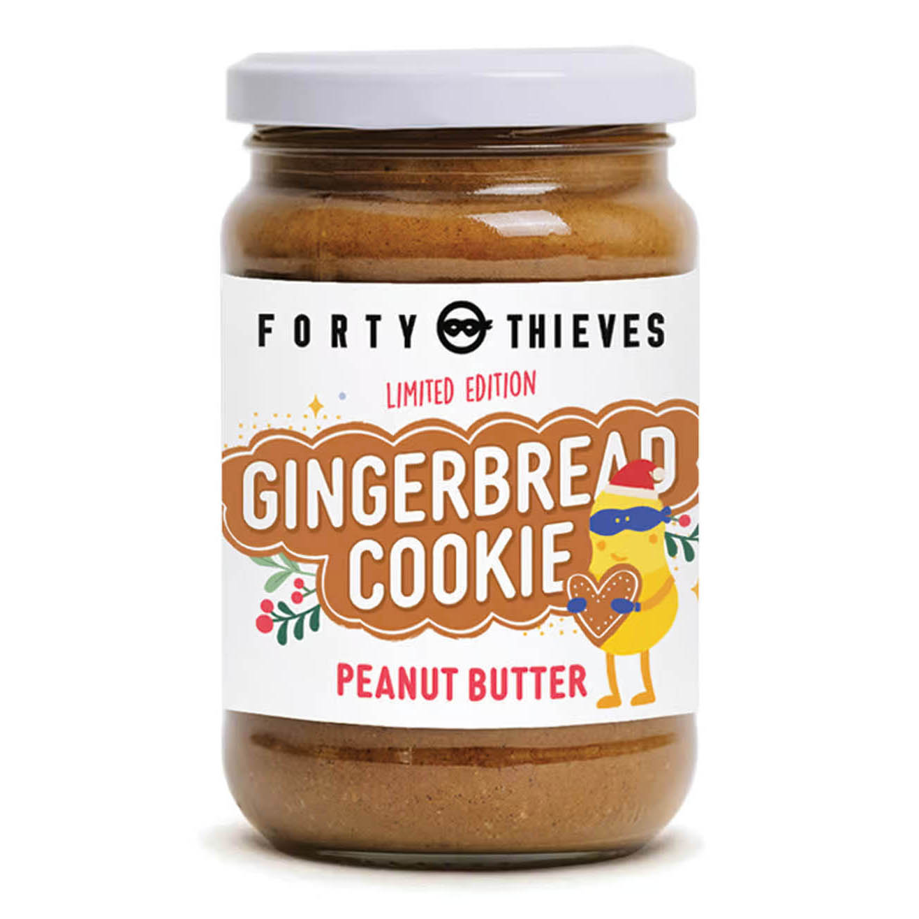 Forty Thieves Gingerbread Cookie Peanut Butter 290g