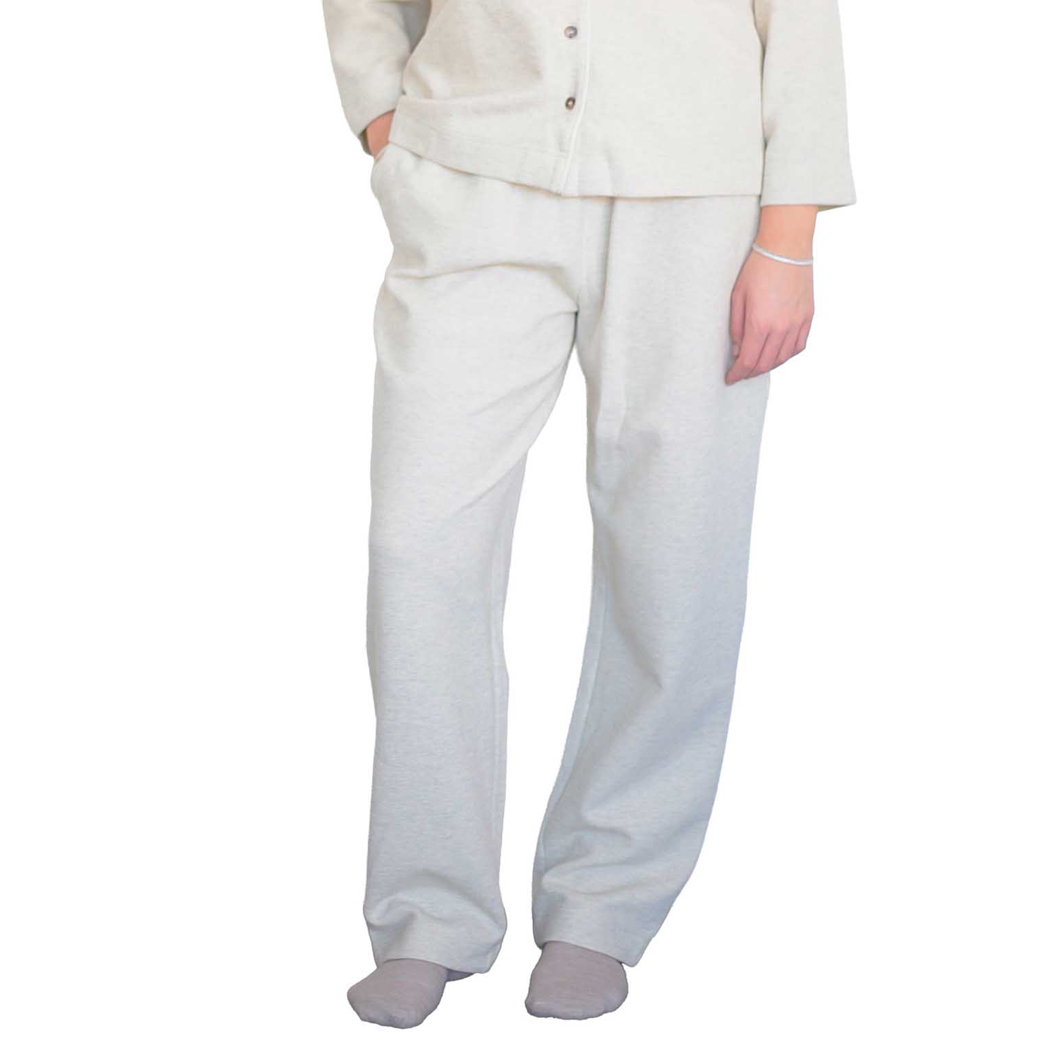 MM Linen Ecru Willow Waffle Pants