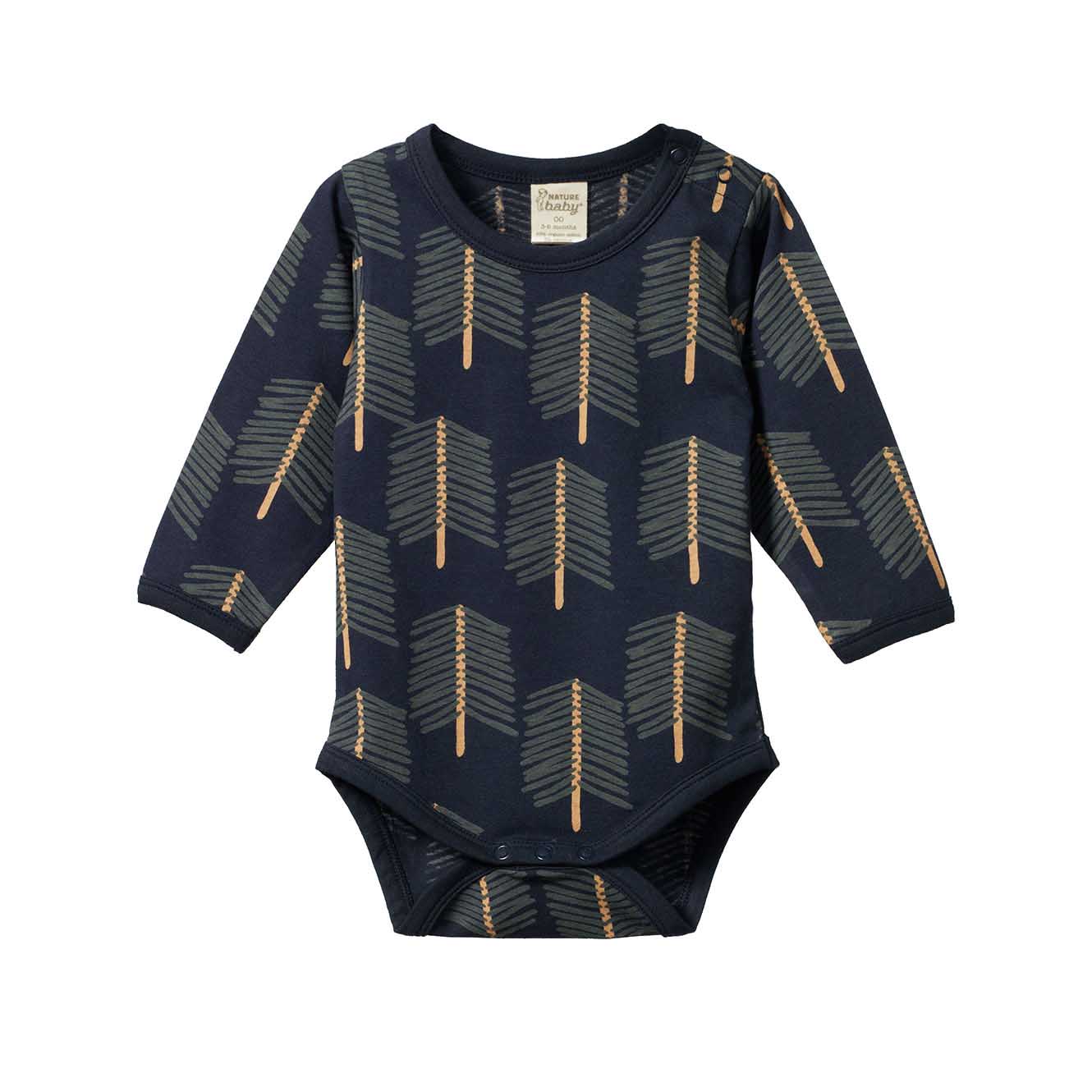 Nature Baby Stretch Jersey L/S Bodysuit