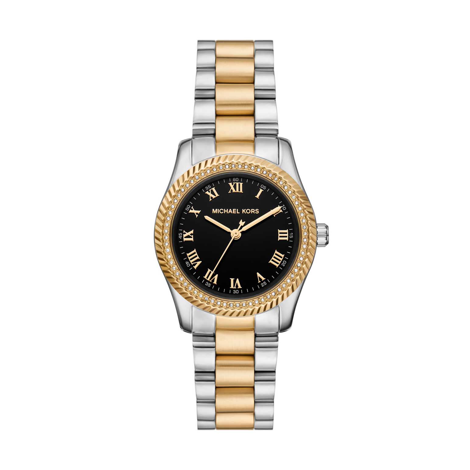 Michael Kors Lexington Three-Hand Two-Tone Stainless Steel Watch