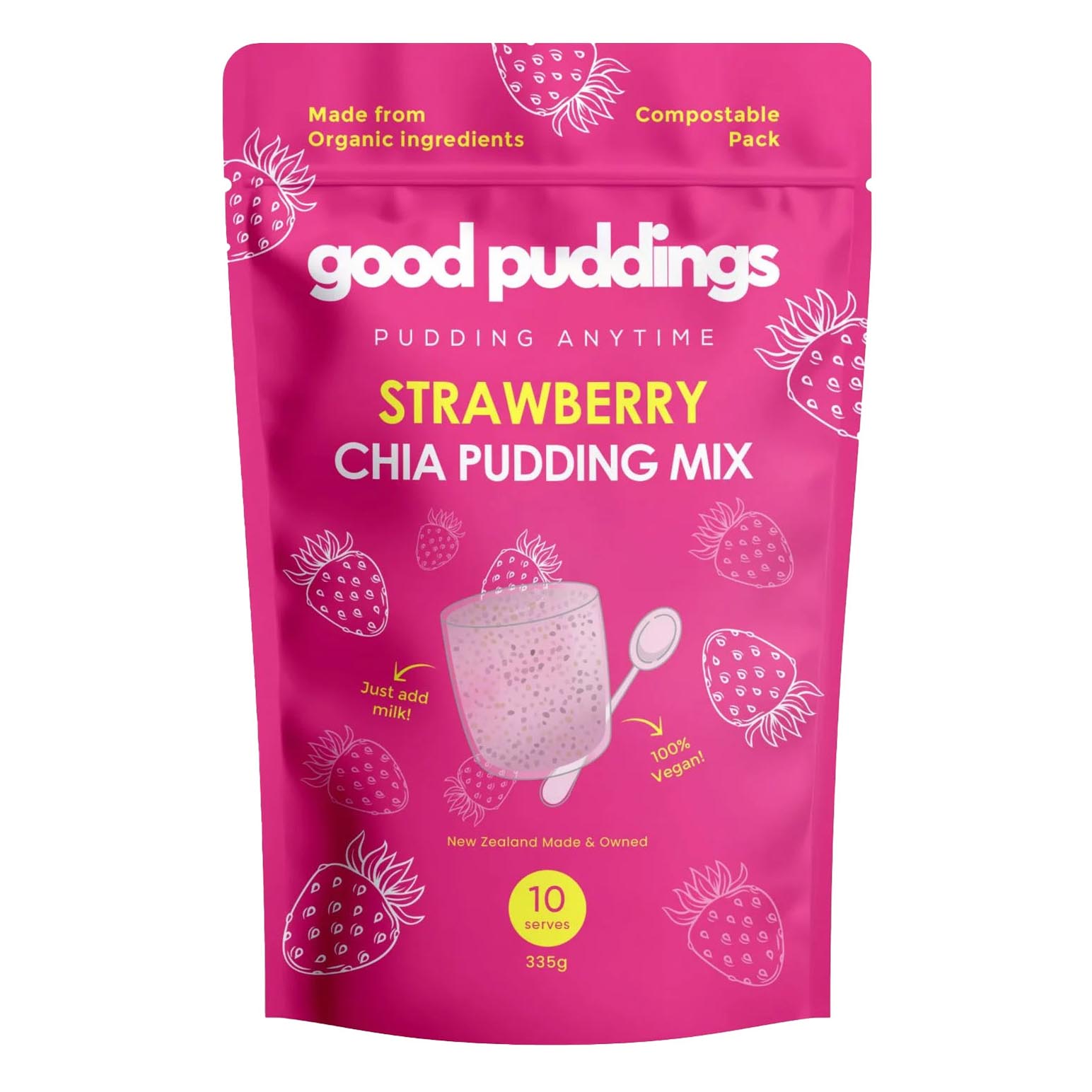 Good Puddings Strawberry Chia Mix 335g