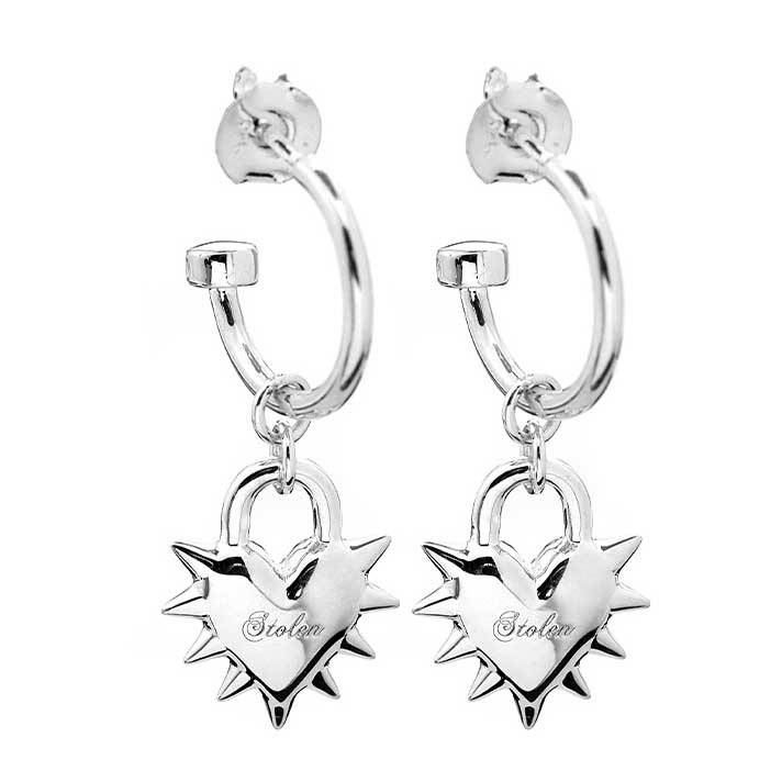 Stolen Girlfriends Club Love Locket Anchor Earrings