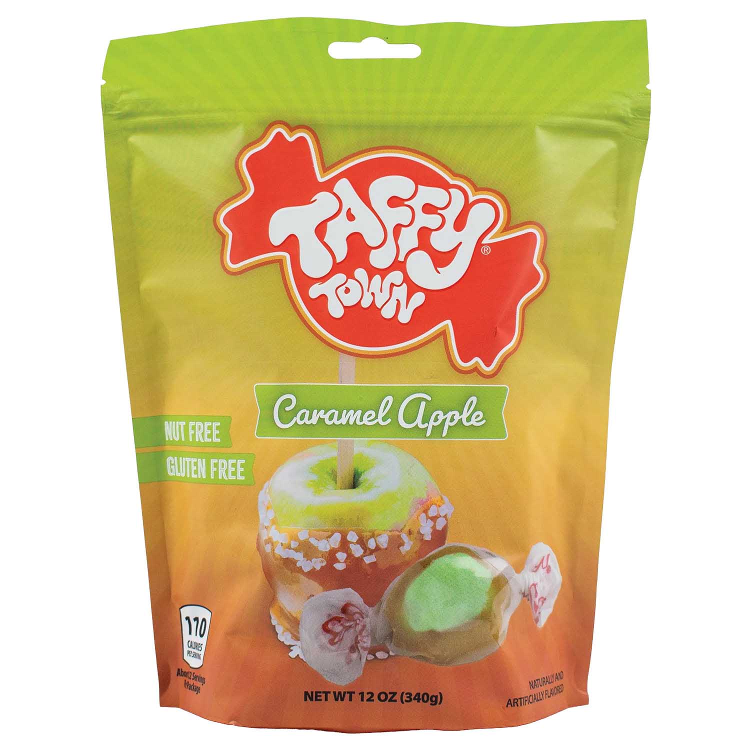 Taffy Town Caramel Apple Taffy Pouch 340g