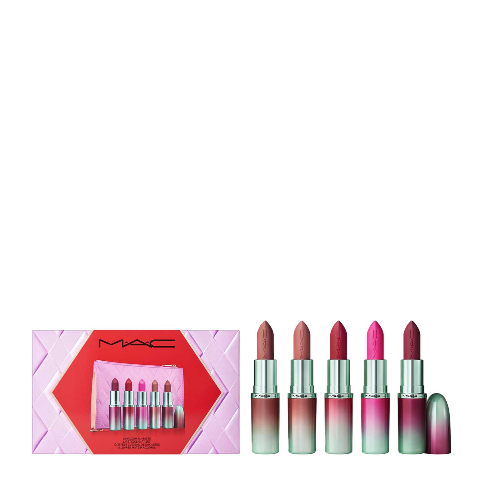 MAC Less Is Bore Lip Kit x 5