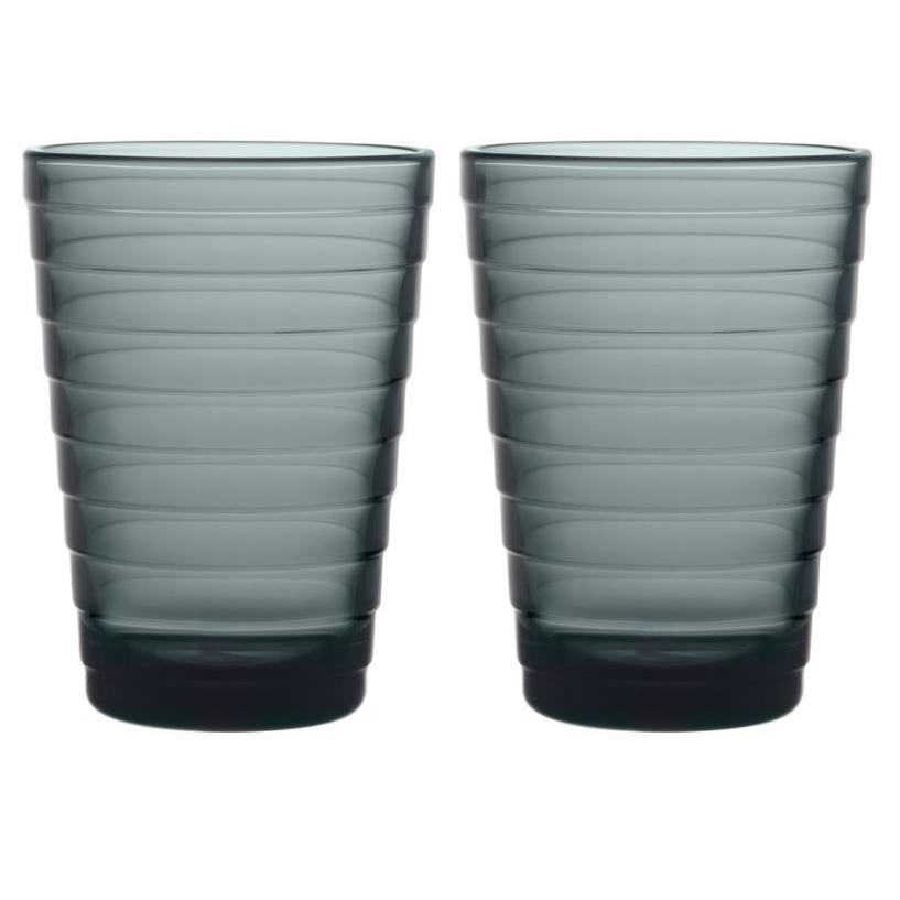 iittala Aino Aalto Tall Tumbler Set of 2 Dark Grey